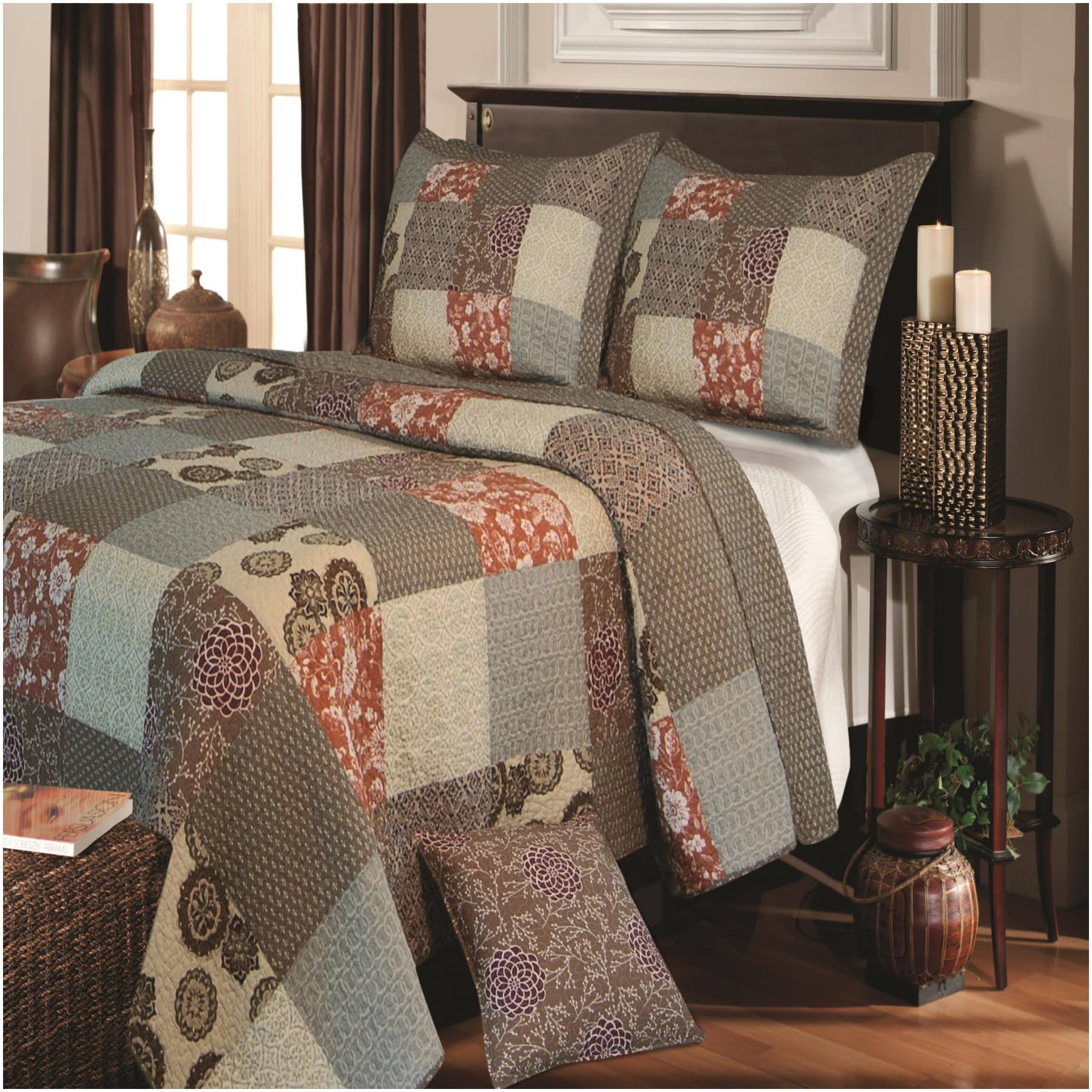 Greenland Home Stella Quilt Set, Twin