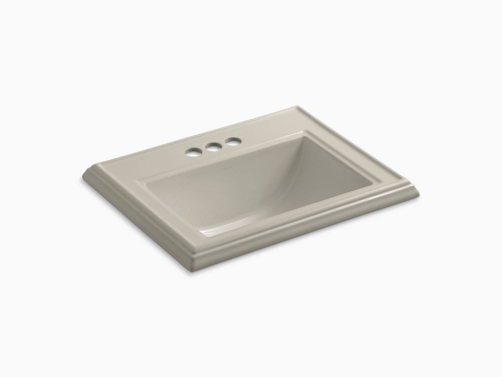 Kohler Memoirs Drop-In Bathroom Sink - K-2241-4-G9