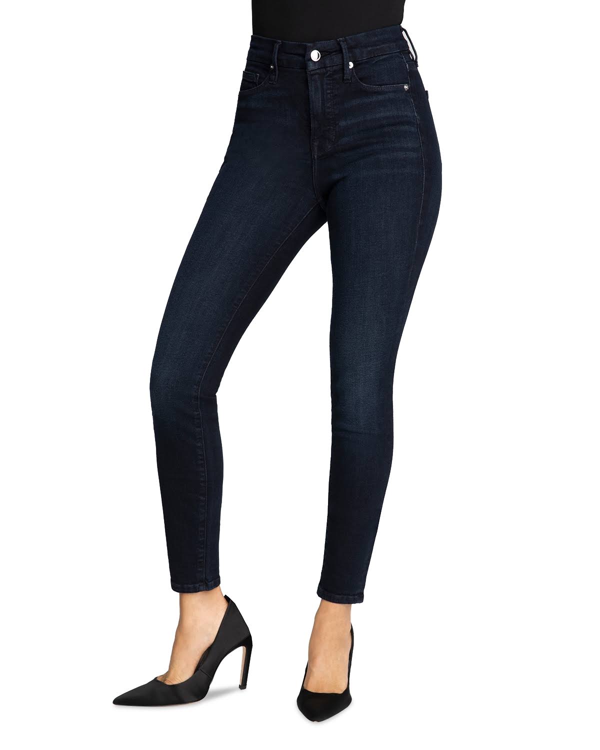 Good American Women&s Good Legs Skinny Jeans in Blue224 - Blue - Size 14 / 32