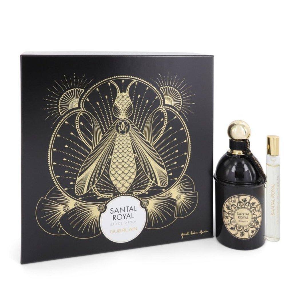 Santal Royal by Guerlain Gift Set -- 4.2 oz Eau De Parfum Spray + .5 oz Travel
