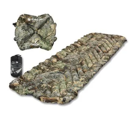 Klymit Static V Camo Sleeping Pad Travel Mat w/ Pillow x King&s Camo Desert, Size: 72 x 23