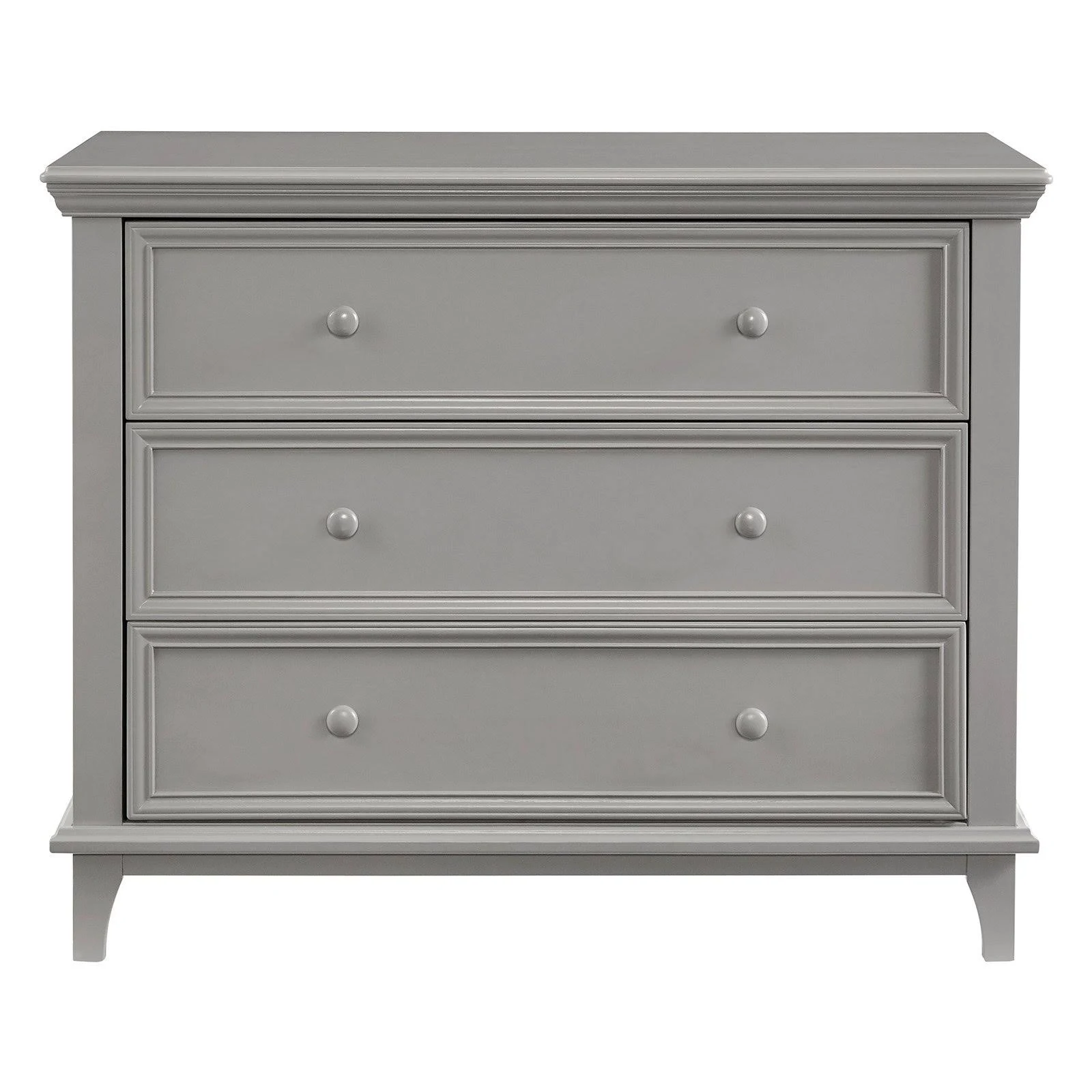Kolcraft 3 Drawer Dresser, Gray