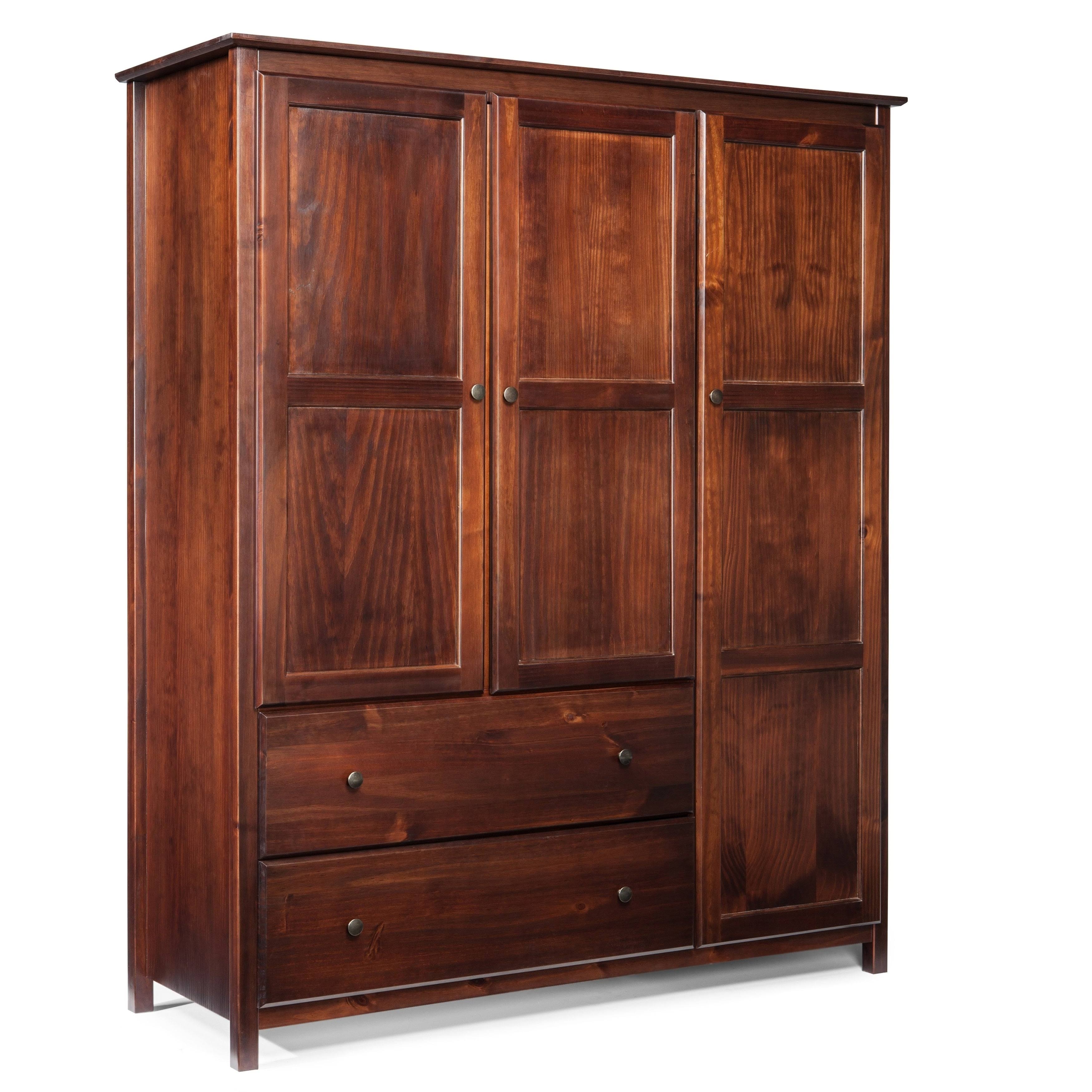 Grain Wood Furniture Sheila Armoire, Cherry