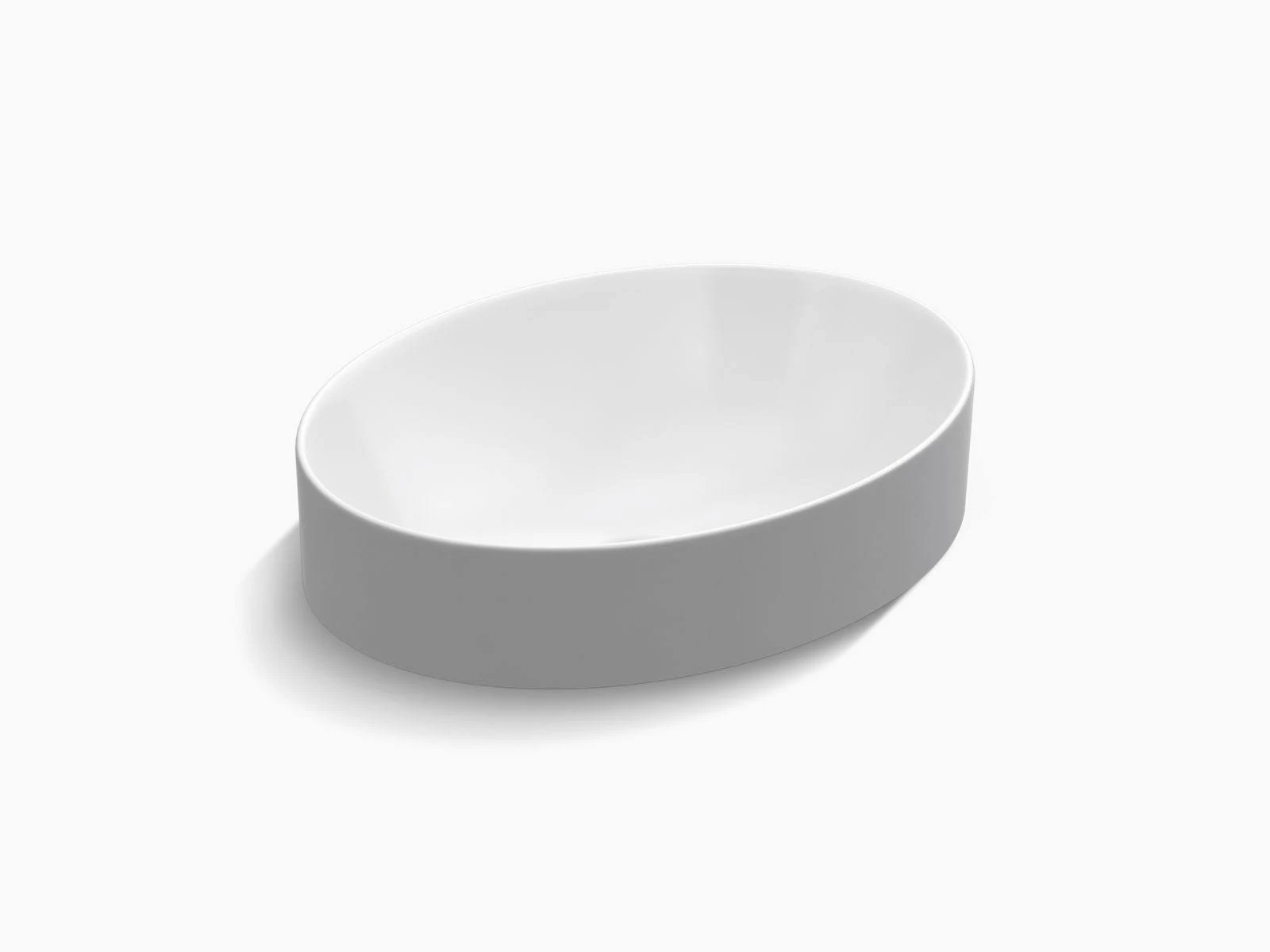 Kohler Vox White Oval Vessel Bathroom Sink 99183-0