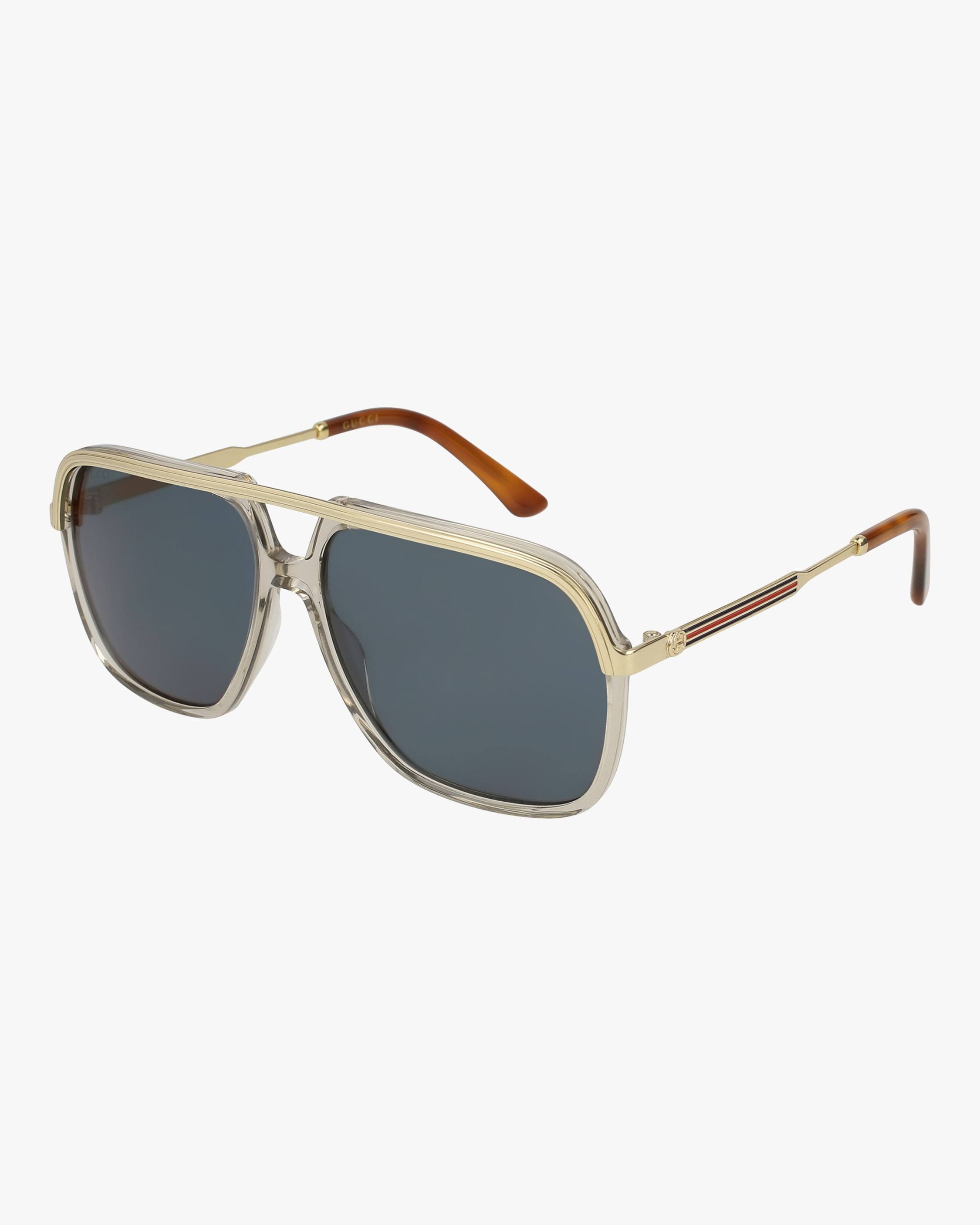 Gucci GG0200S Sunglasses - Brown/Gold (004)