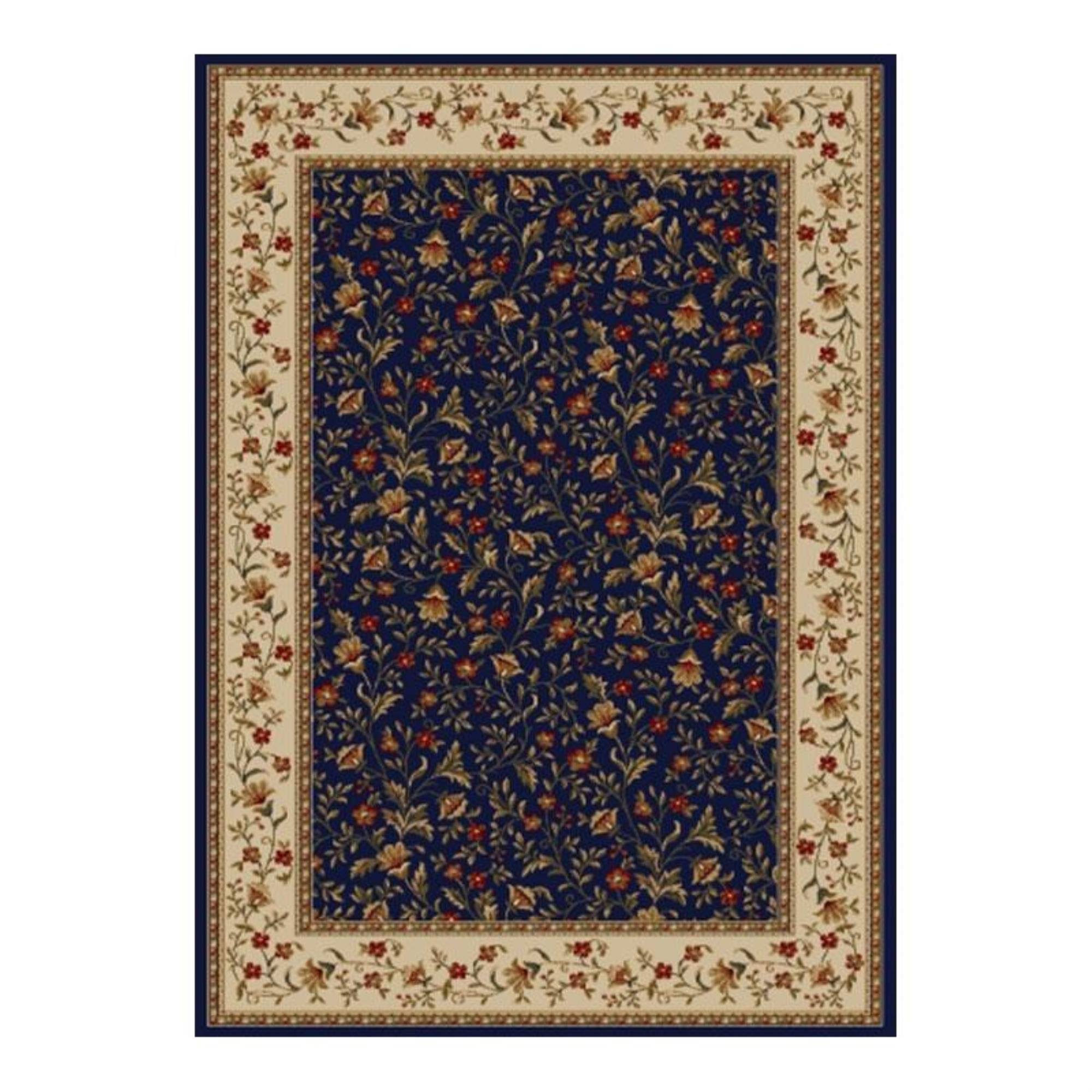 Radici Como 1593 5&5x22 x 7&7x22 Navy Area Rug