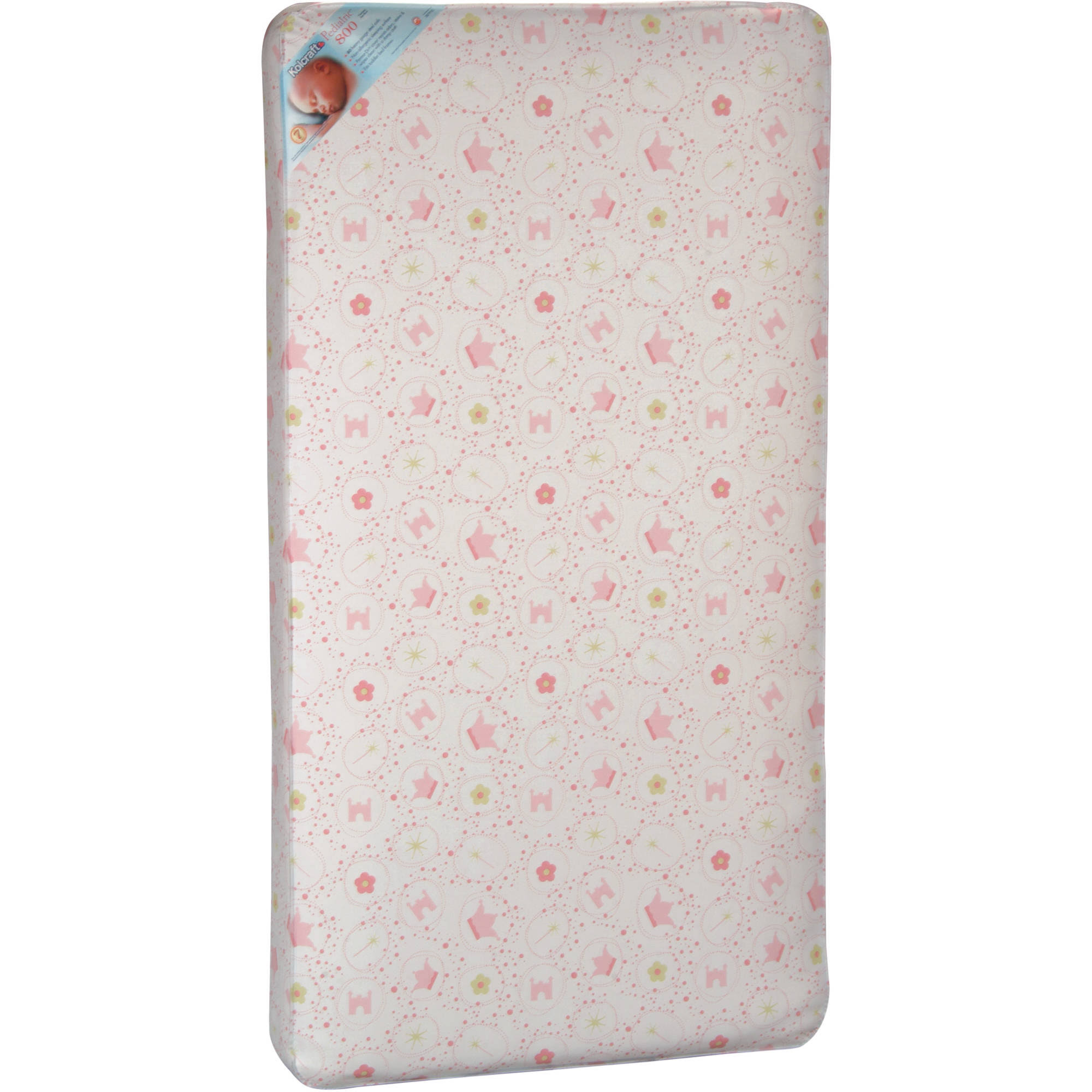 Kolcraft Pediatric 800 Toddler and Crib Mattress Enchanted