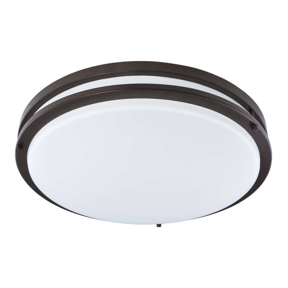Good Earth Lighting Jordan 17-inch LED Flush Mount Light - Bronze