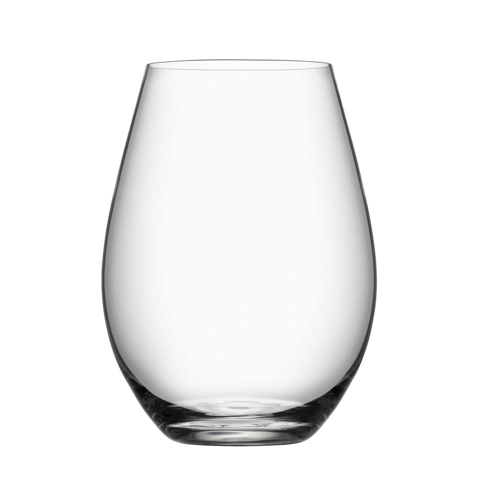 More 13 oz. Stemless Wine Glass, Set of 4 by Orrefors