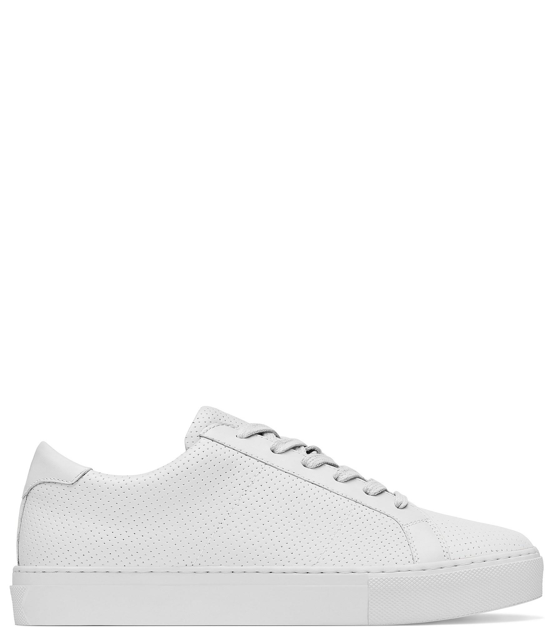 Greats Women&s Royale Leather Perforated Sneakers - 9.5M