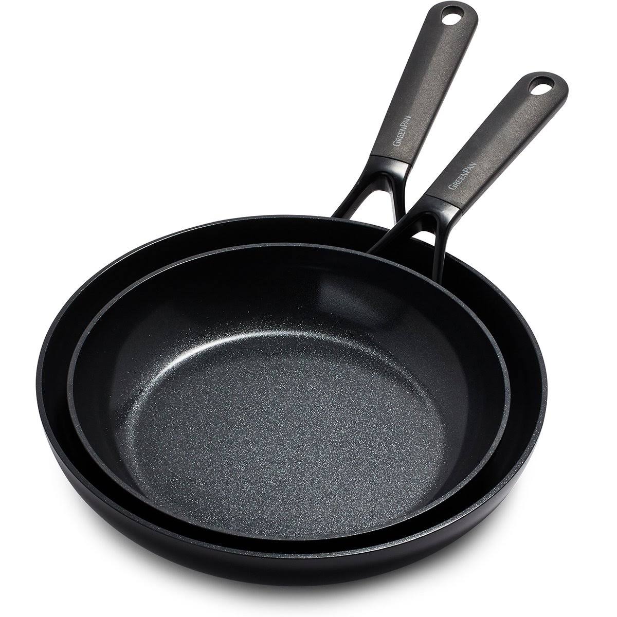 SmartShape Ceramic Nonstick 9.5x22 and 11x22 Frying Pan Set GreenPan