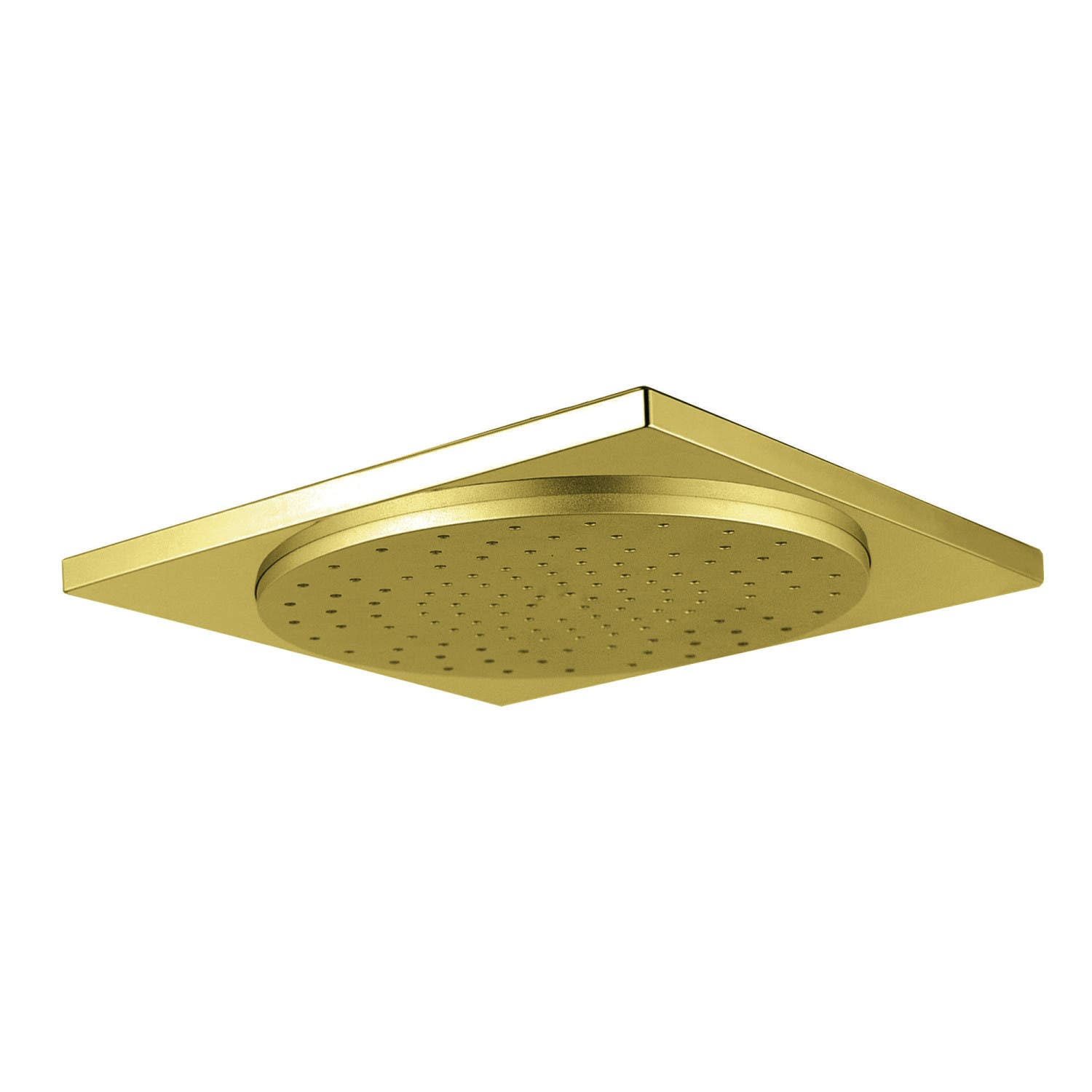 Kingston Brass KX8227 Claremont 12x22 Square Shower Head, Brushed Brass