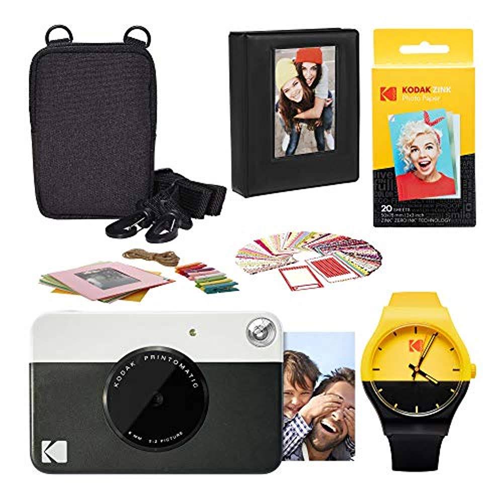 Kodak Printomatic Instant Print Camera Photography Kit Black