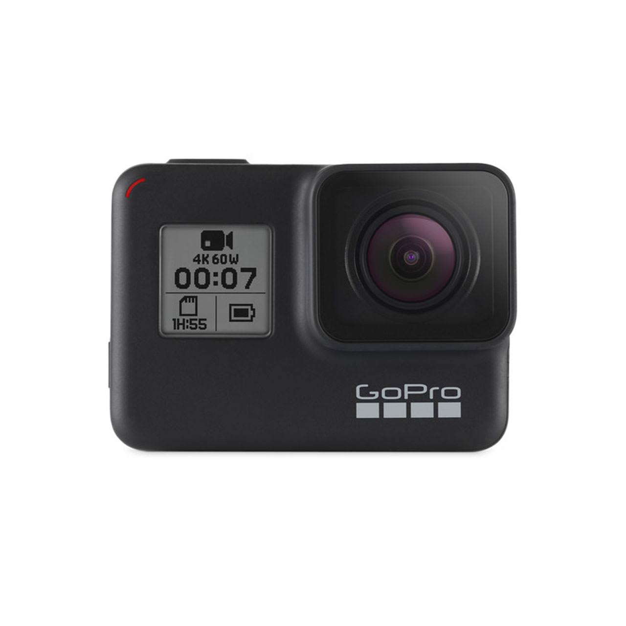 GoPro Hero7 Black Waterproof Action Camera with Touch Screen 4K HD Video 12MP Photos Live Streaming (Newest Model)