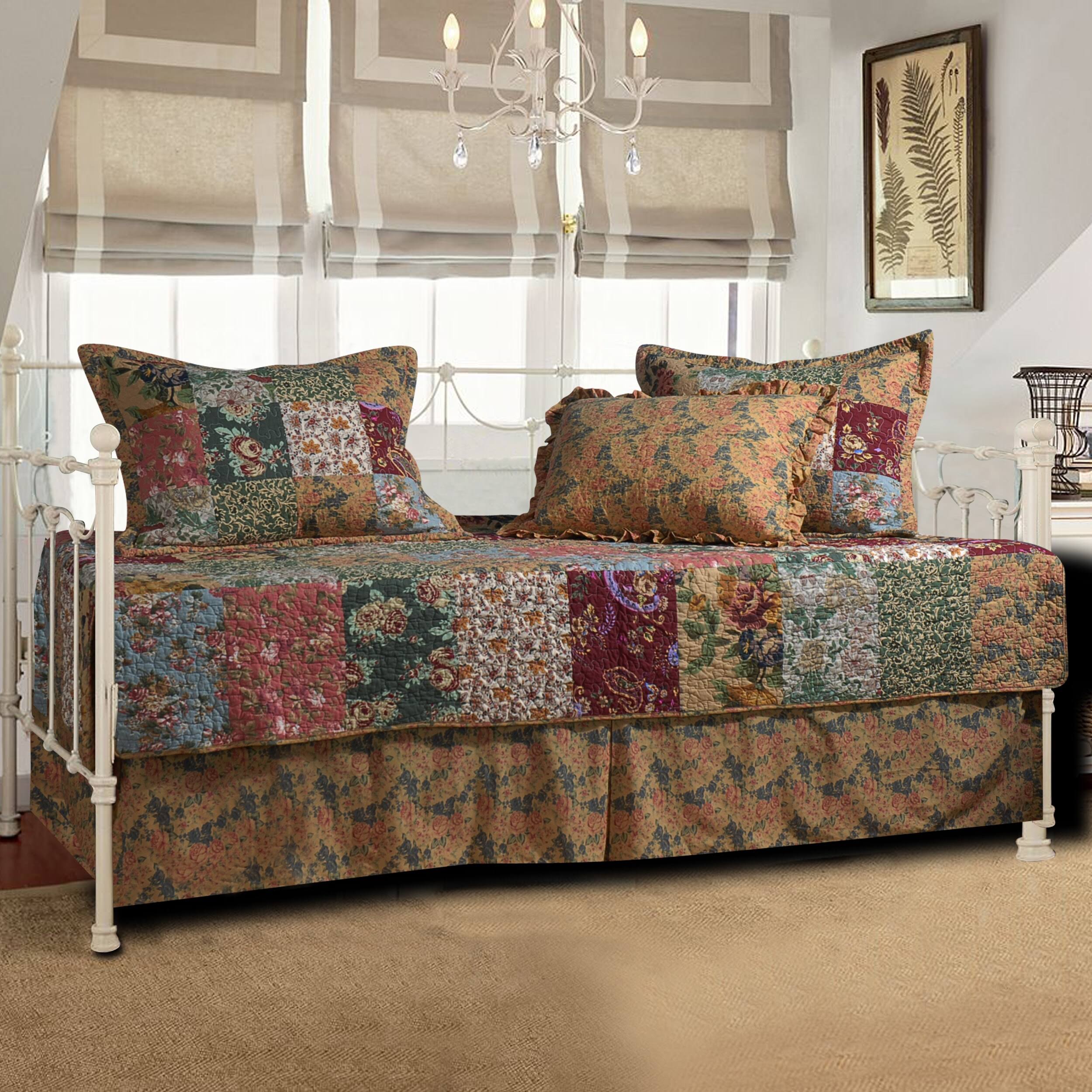 Greenland Home Fashions Antique Chic 5-Piece Daybed Set