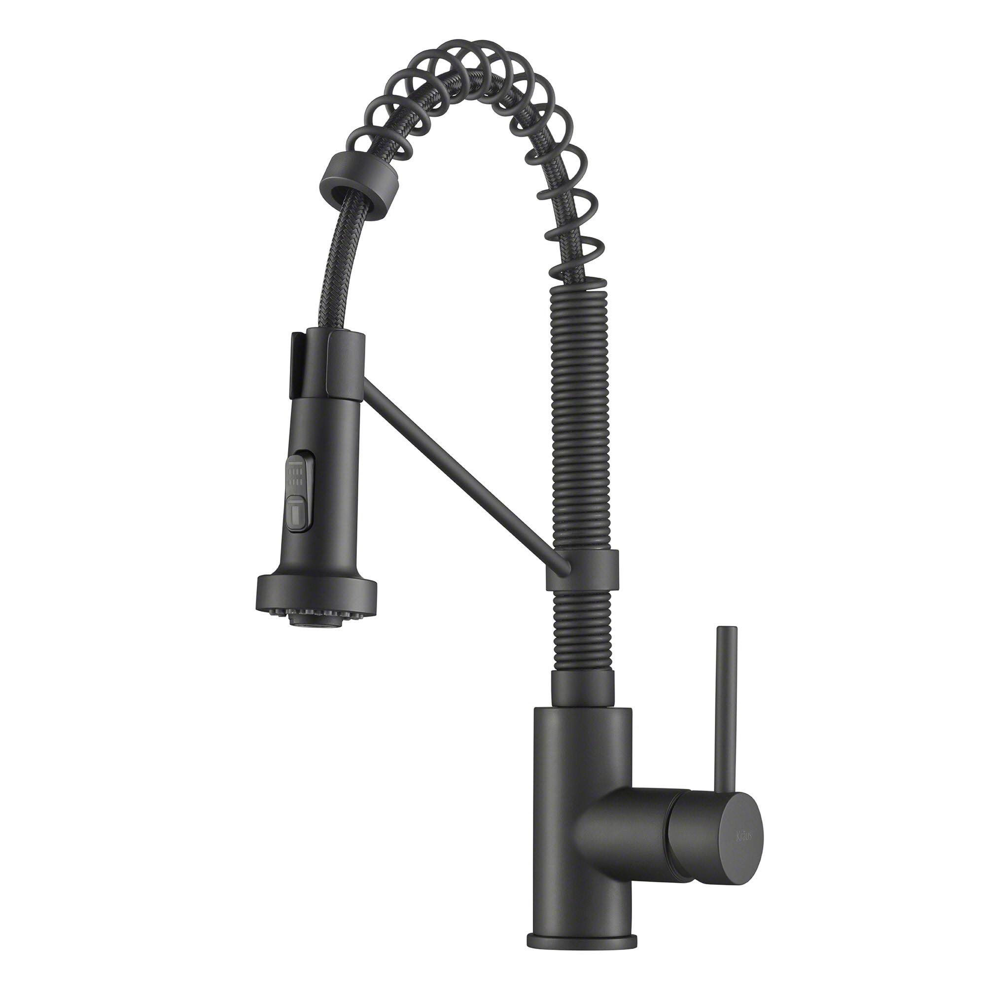 Kraus KPF-1610MB Bolden Kitchen Faucet u0026 Pull-Down Sprayhead, 18