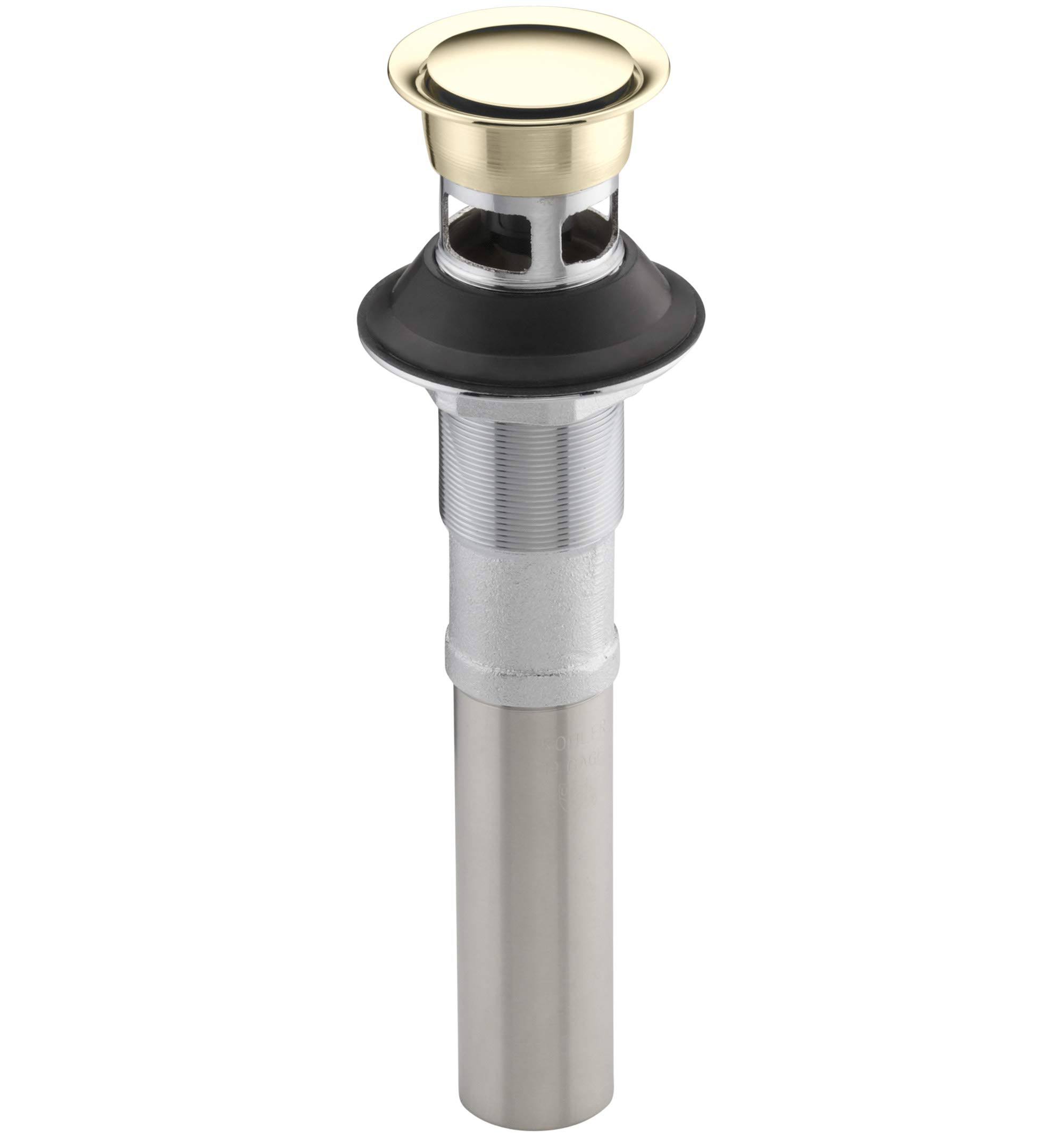 Kohler K-7124-A Pop-Up Clicker Drain Vibrant French Gold