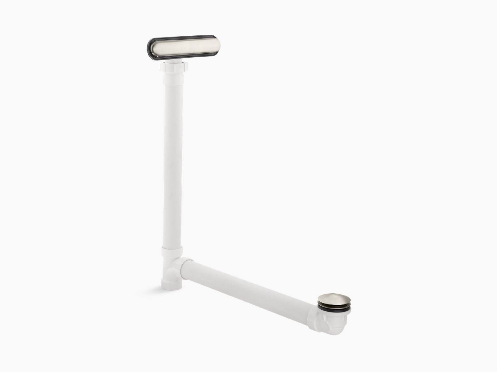 Kohler K-7272-BN Clearflo 1-1/2x22 Slotted Overflow Tub Drain, Vibrant Brushed Nickel