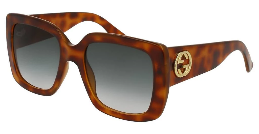 Gucci GG0141S 002 Havana Square Sunglasses