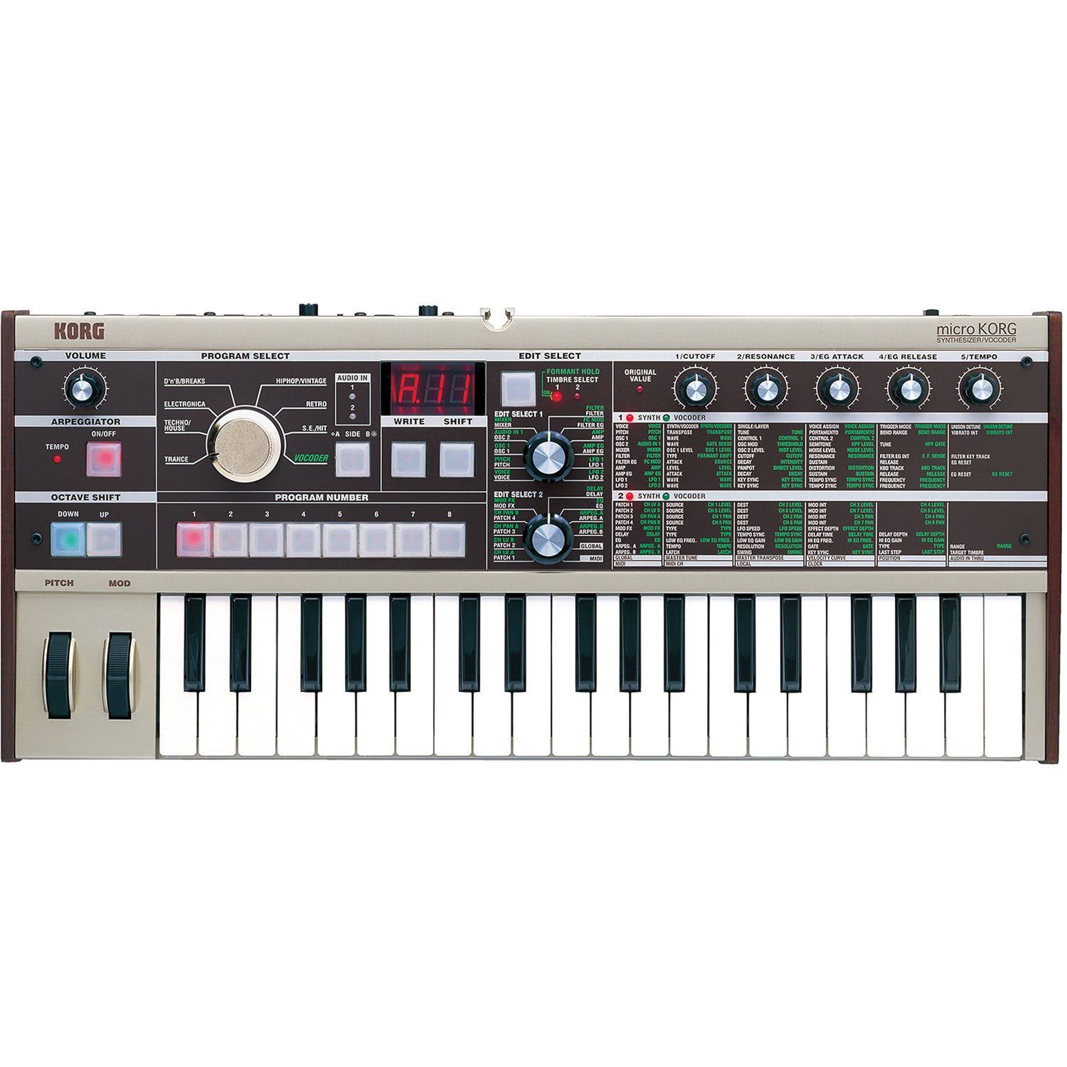 Korg Microkorg 37-Key Analog Modeled Synthesizer Vocoder