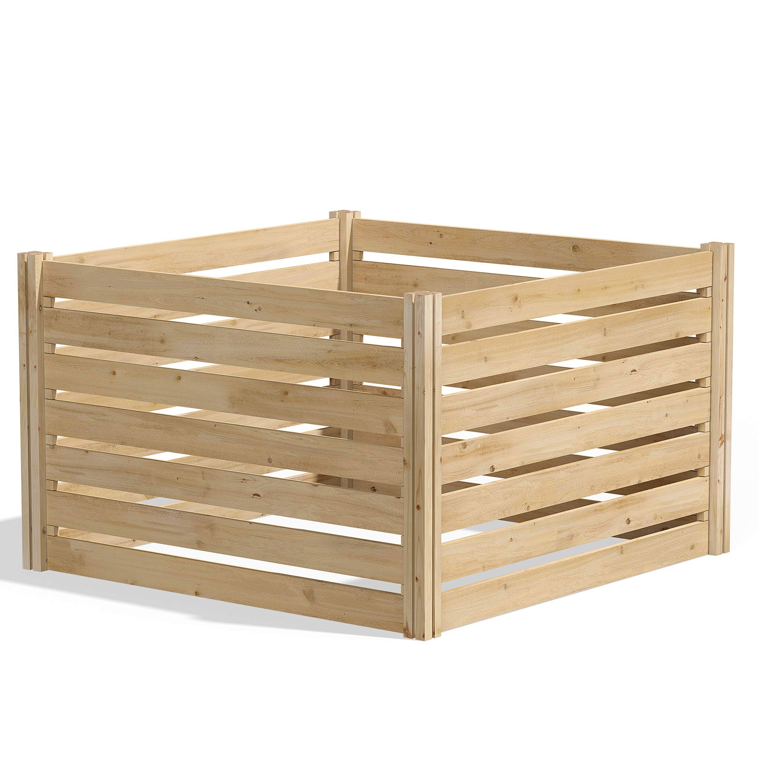 Greenes 309.17 gal. Cedar Wood Stationary Composter RCCOMP48