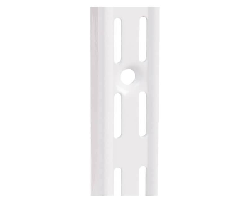 Knape and Vogt 94x22 Heavy-Duty Decorative Shelf Standard - Each (White)