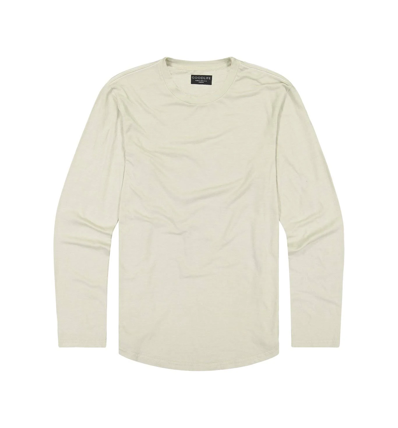 Goodlife Men&s Tri-Blend L/S Scallop Crewneck T-Shirt | Pelican