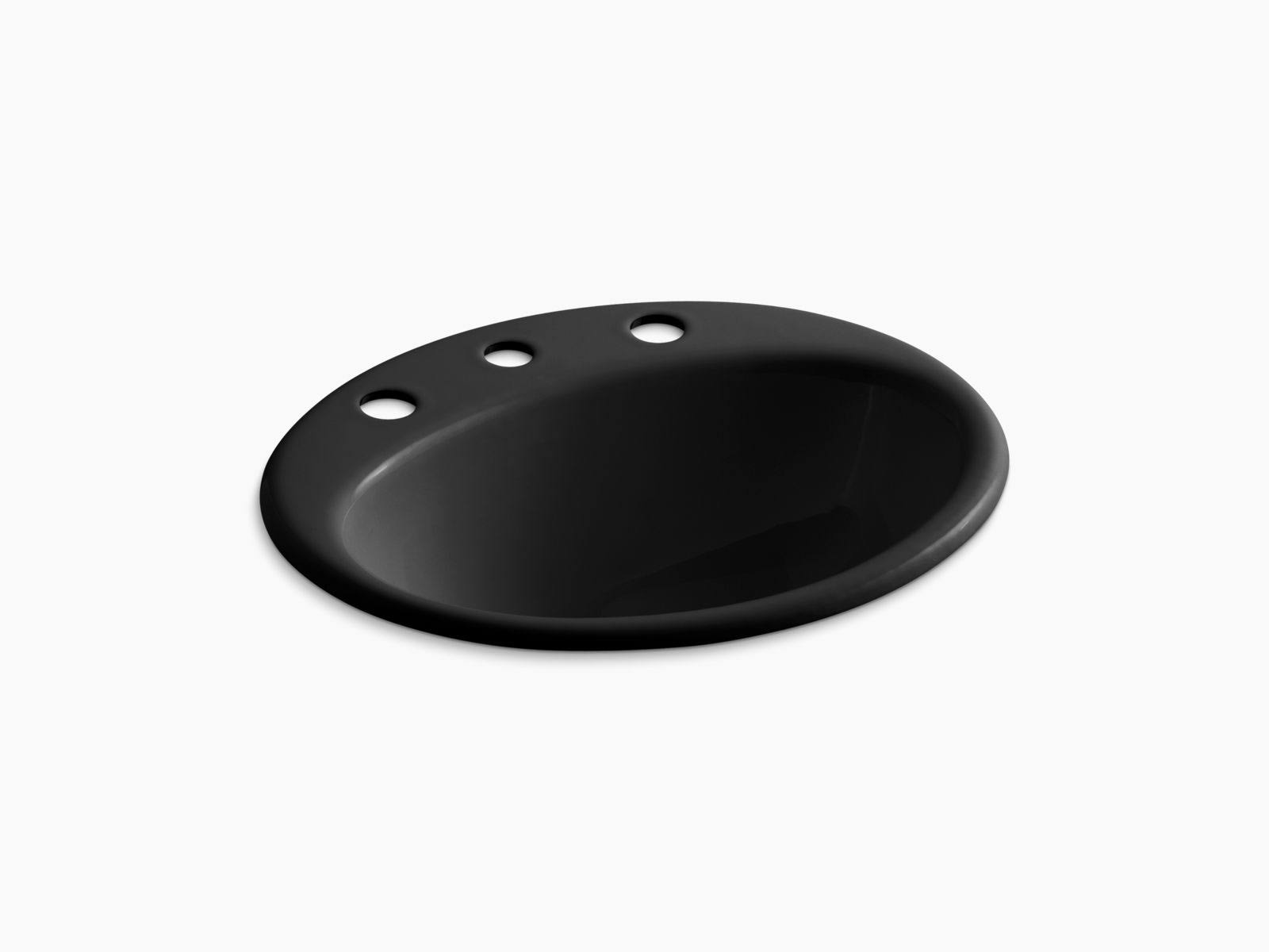 Kohler K-2905-8-7 Farmington Bathroom Sink Black