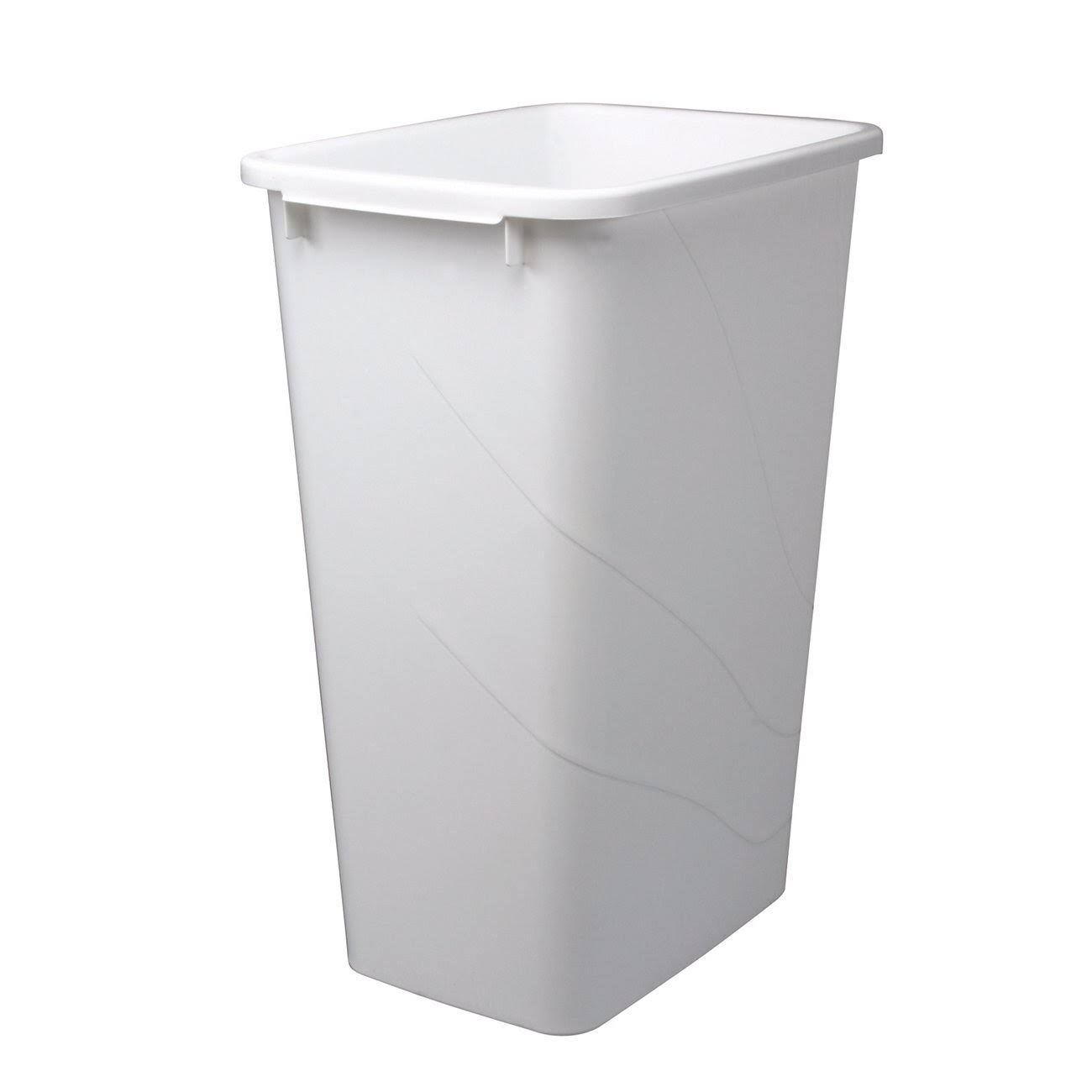 Knape Vogt QT50PB-W Replacement Trash Can 21.56-inch by 15.55-inch