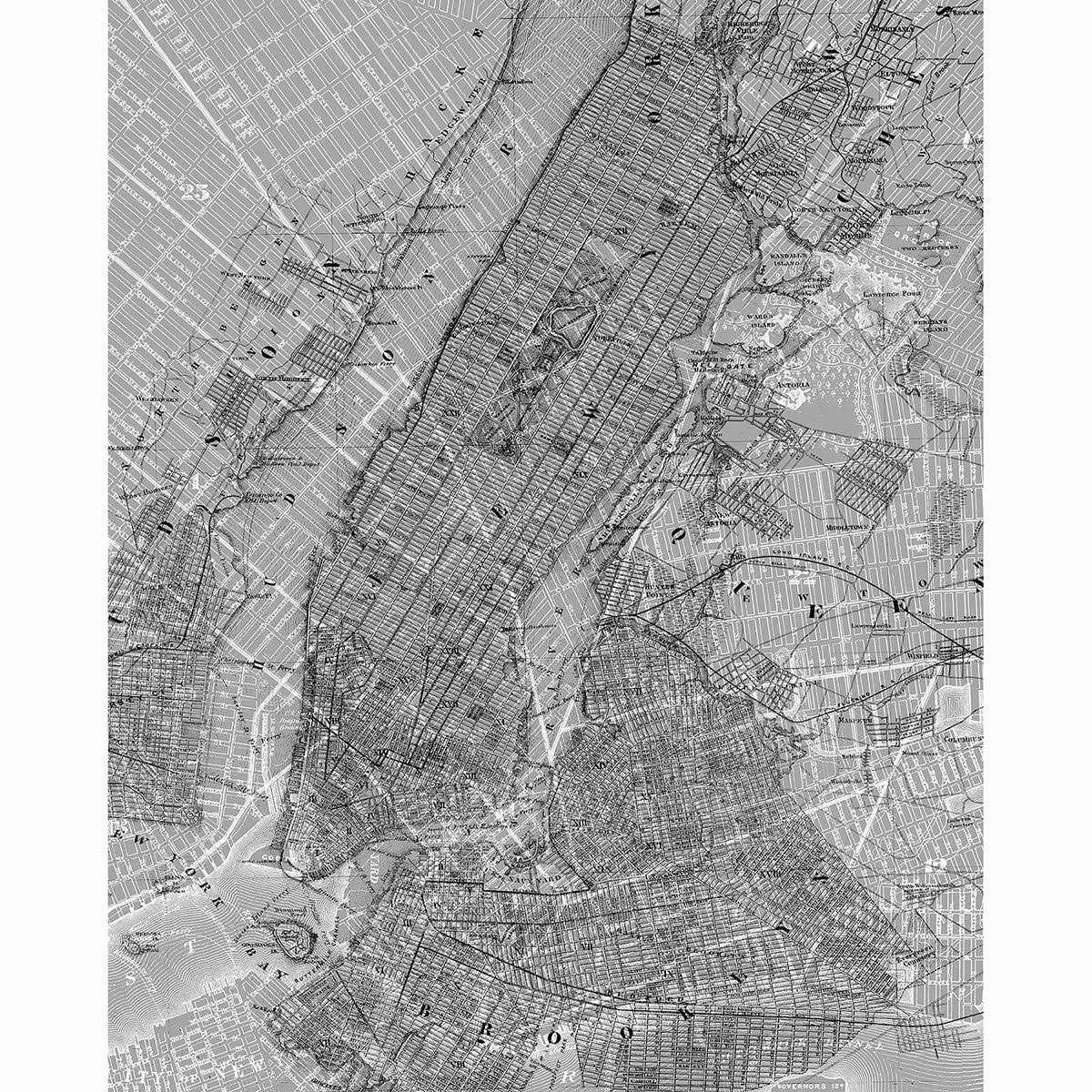 Komar NYC Map Wall Mural