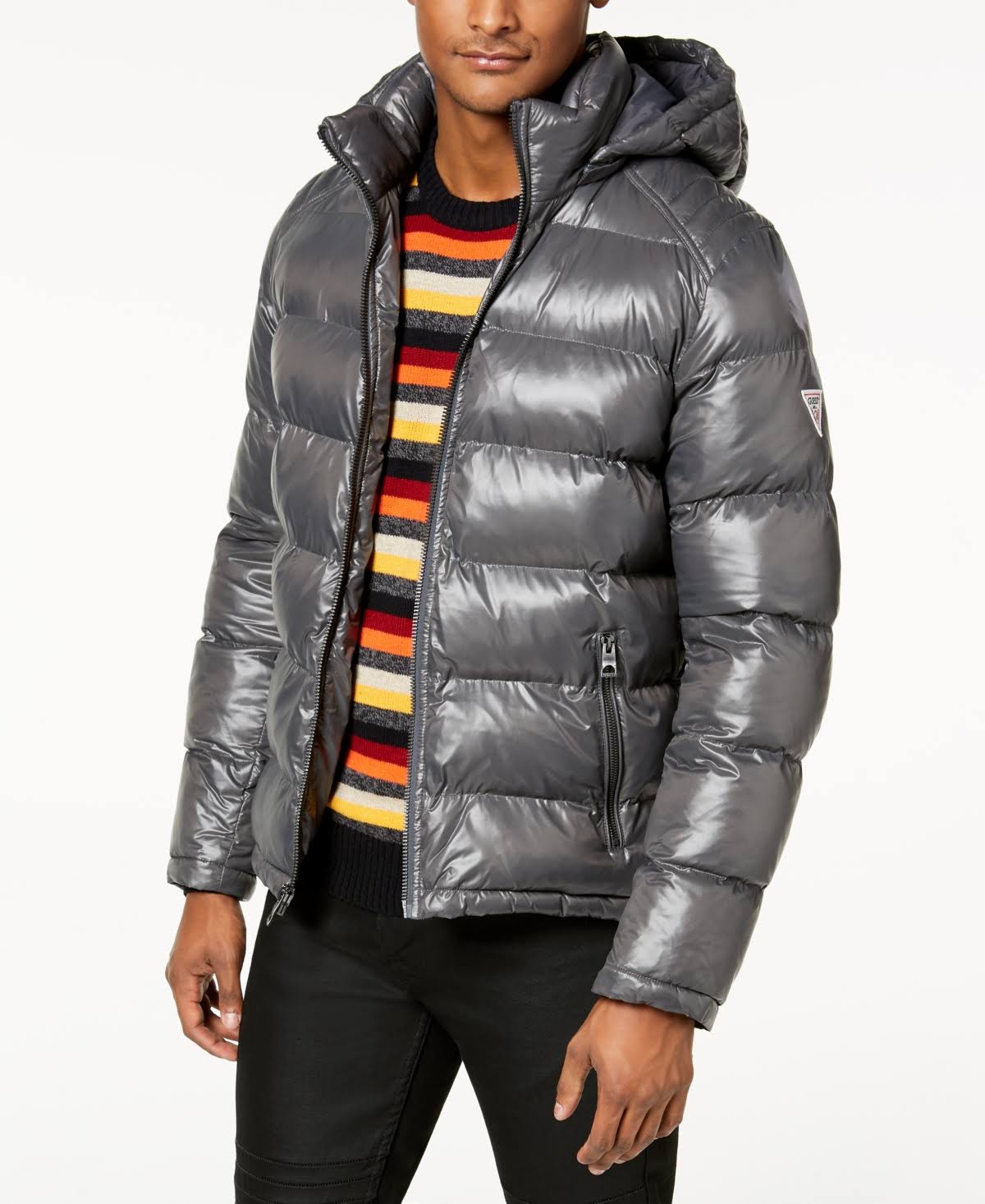 Guess Mid Weight Puffer Jacket Men&s Jacket Smoke : SM