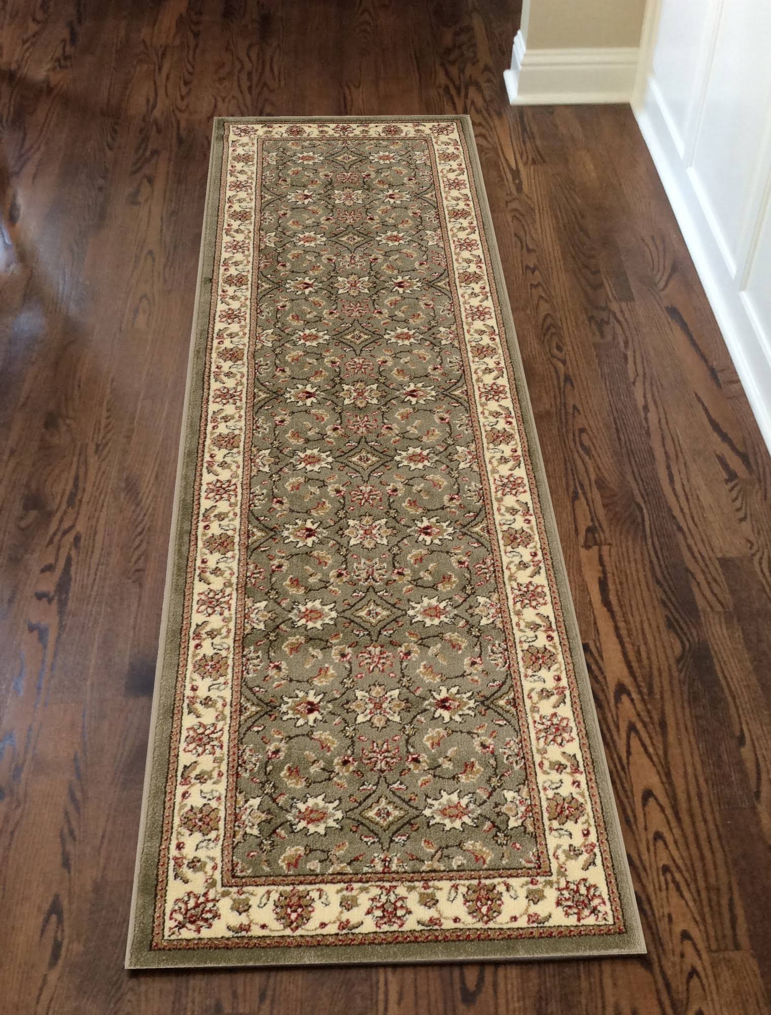 Origins 2&2x22 x 10&0x22 Sage Cagliari Oriental Runner Area Rug