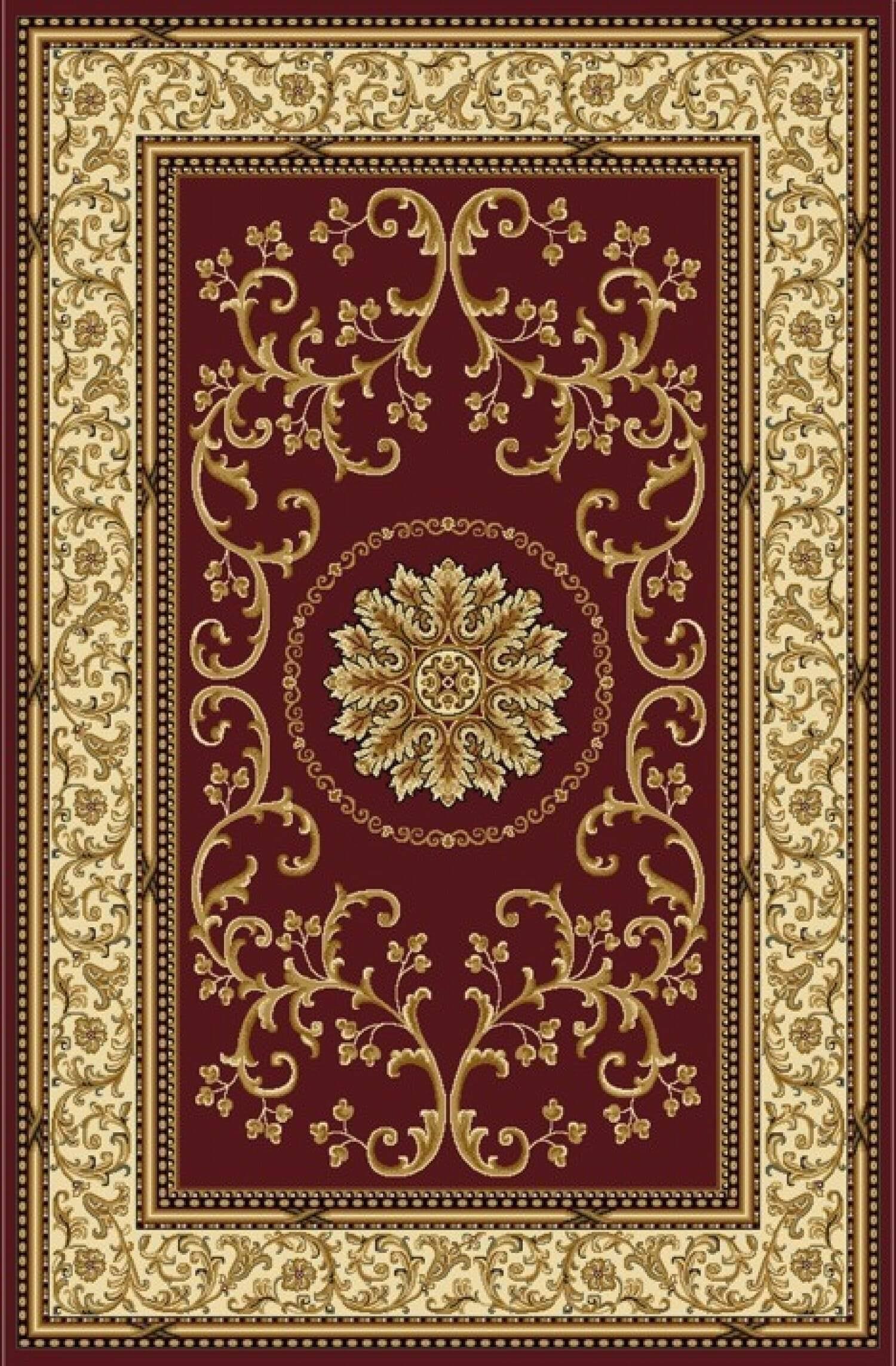 Radici USA Noble 1419 Area Rug - Burgundy