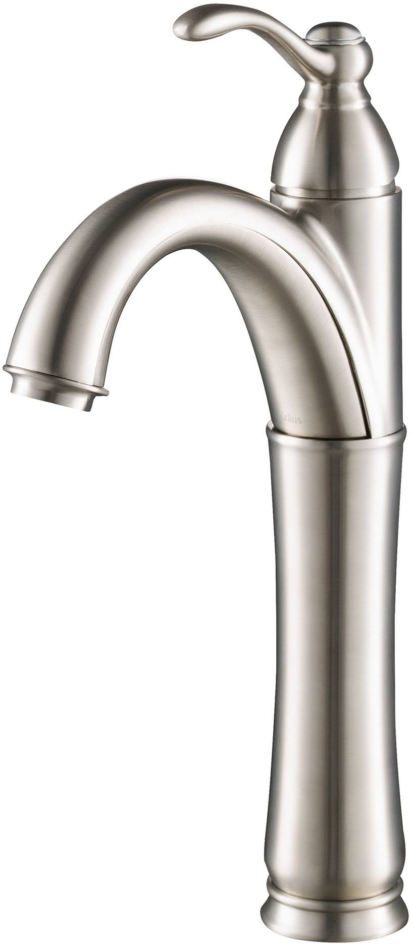 Kraus Riviera FVS-1005SN Vessel Bathroom Faucet - Satin Nickel