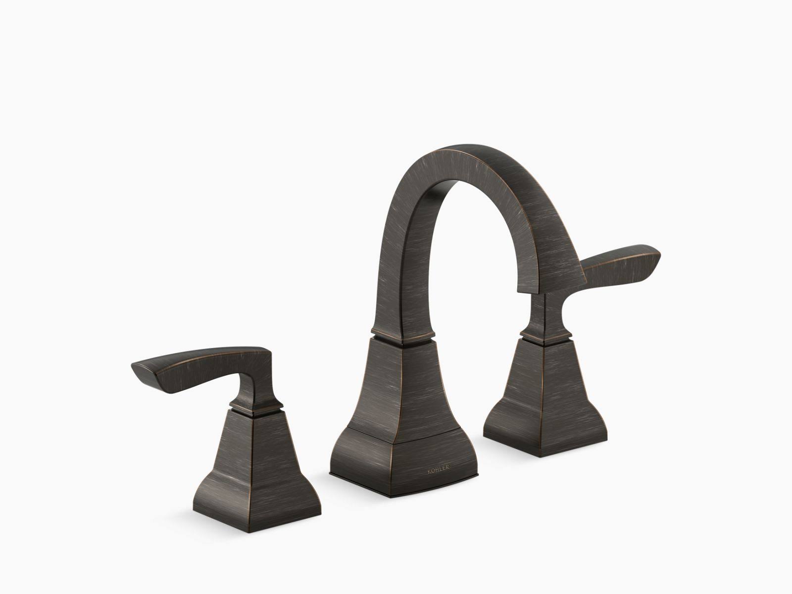 Kohler Kallan 8 in. Widespread 2-Handle Bathroom Faucet in Oil-Rubbed Bronze