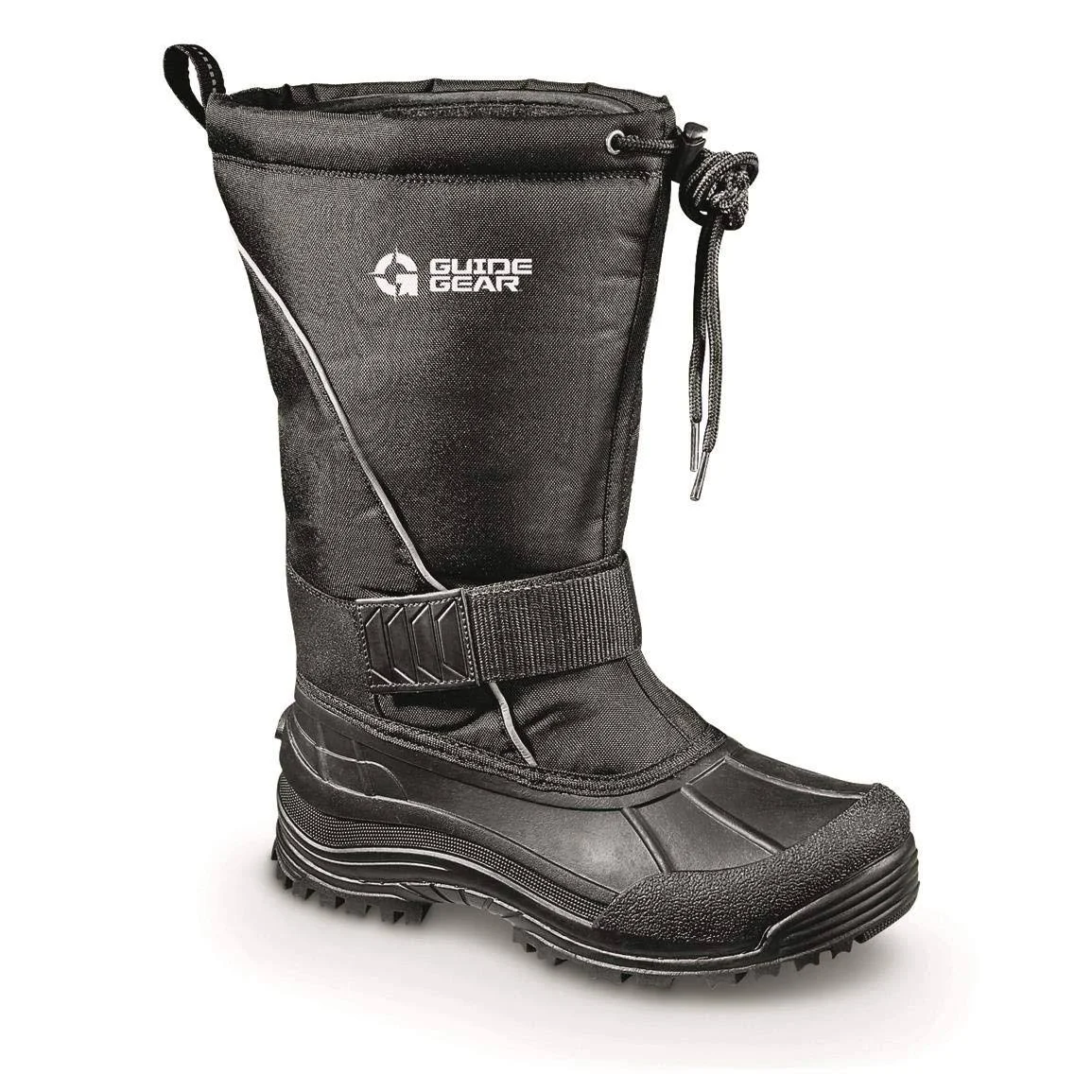 Guide Gear Men&s Snowmobile Winter Boots, 11D, Black