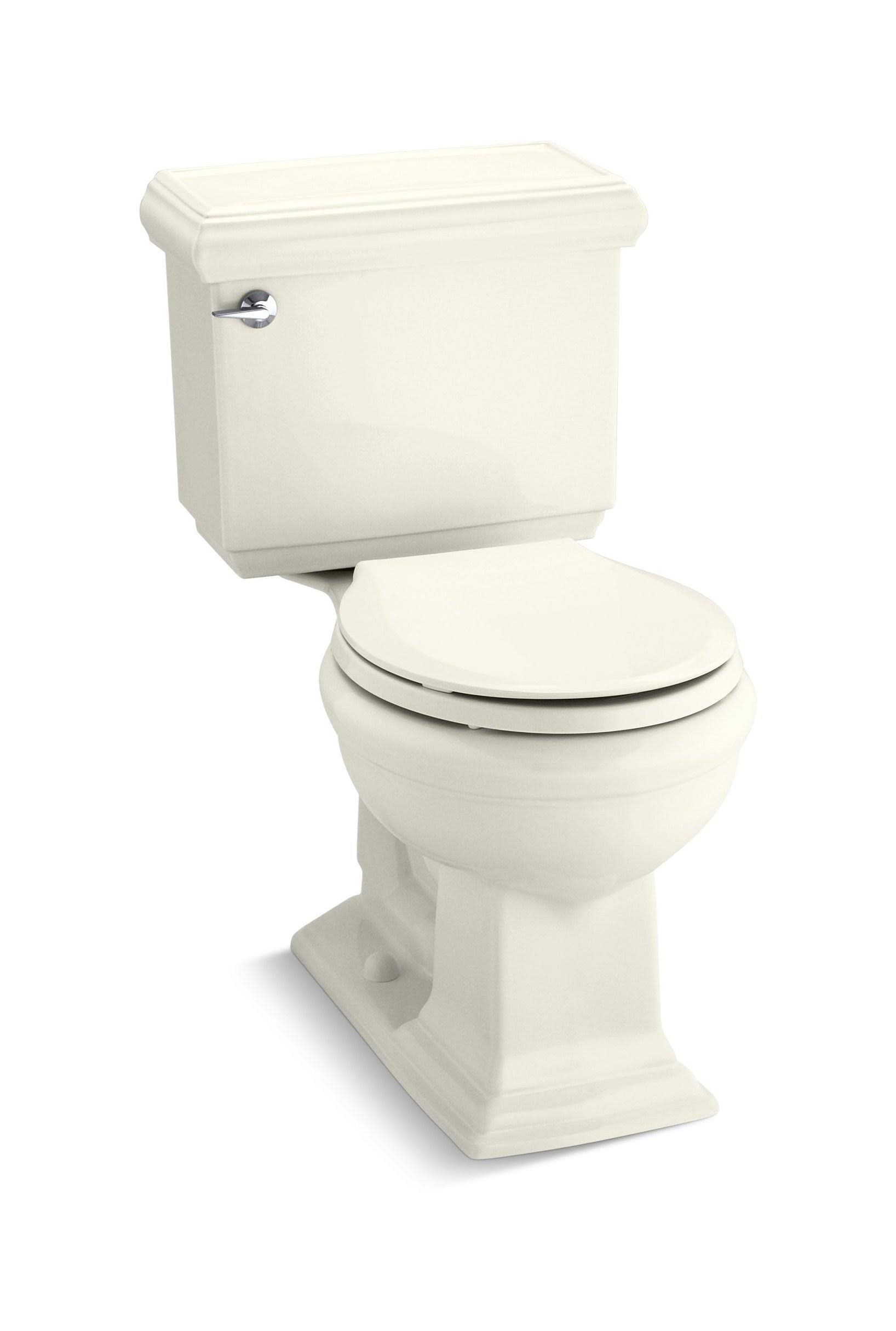 Kohler K-3986-96 Biscuit Memoirs 1.28 GPF Two Piece Round Front Classic Comfort Height Toilet