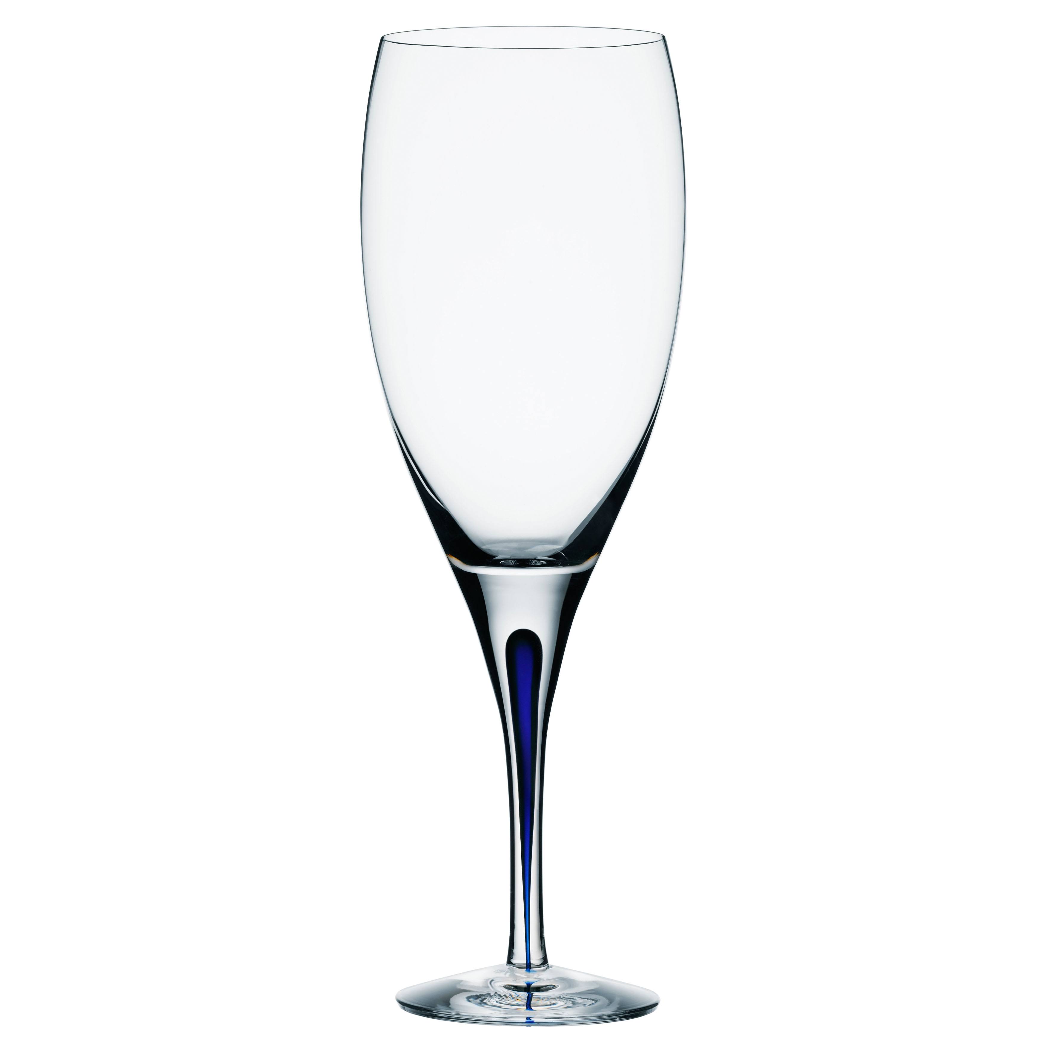 Orrefors Intermezzo Blue Goblet