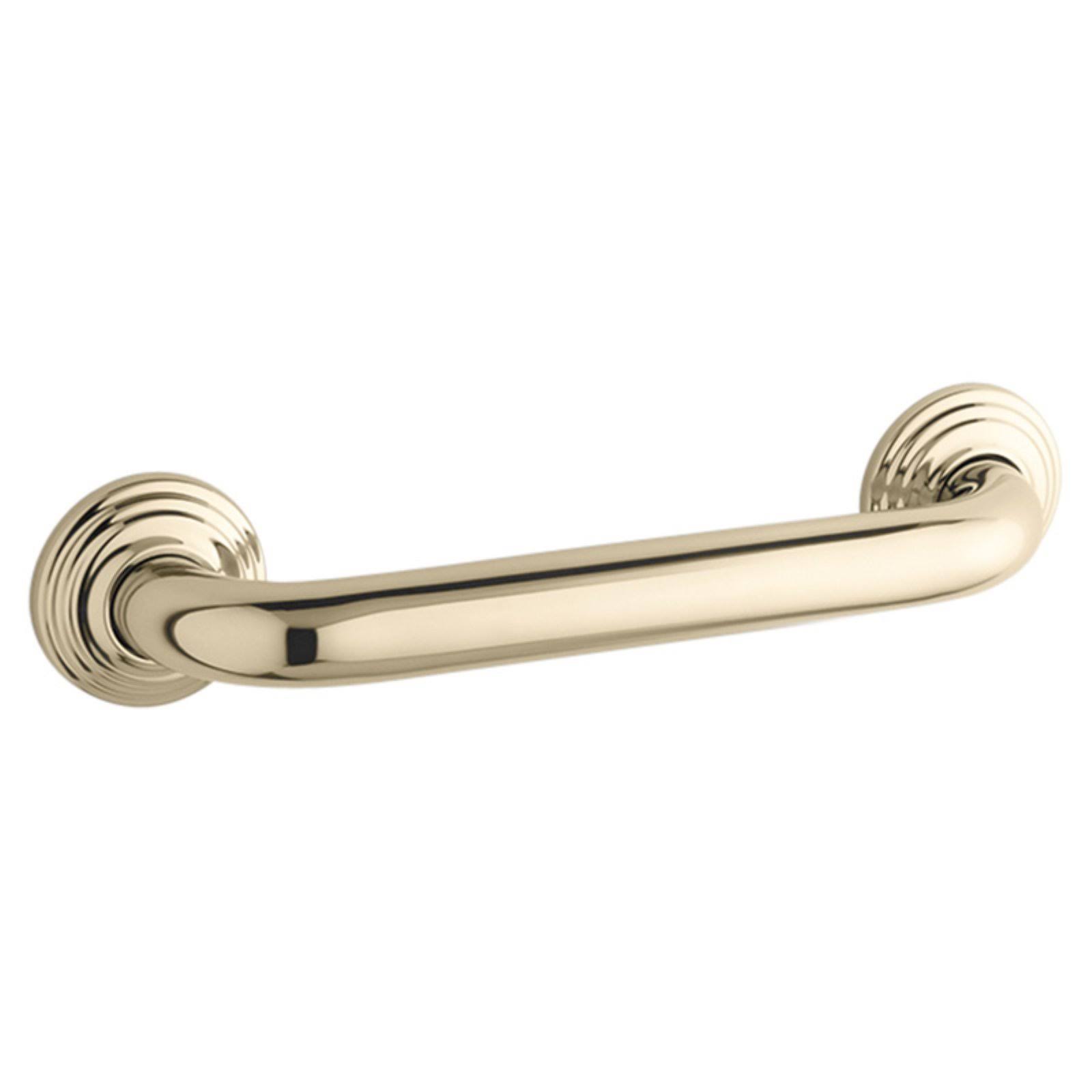 KOHLER K-10540-AF Traditional 12 In. Grab Bar, Vibrant French Gold