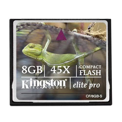 Kingston Elite Pro - Flash memory card - 8 GB - 45x - CompactFlash
