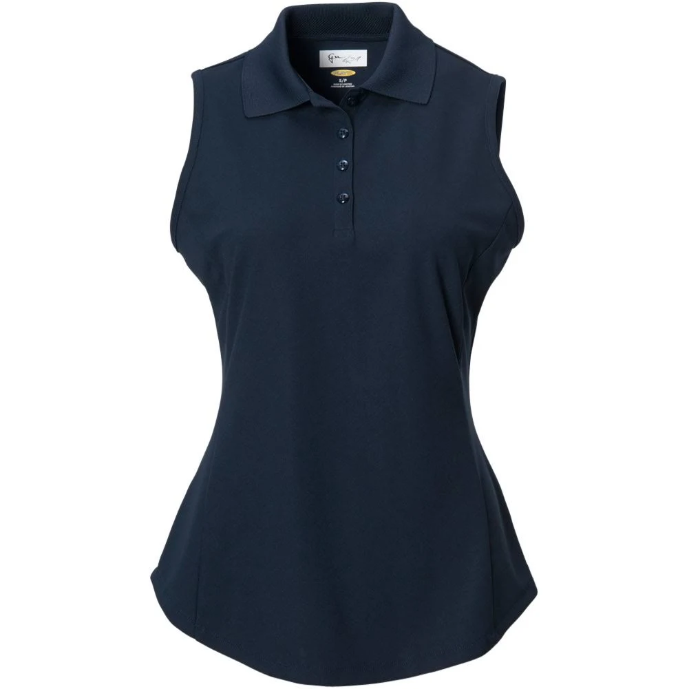 Greg Norman Women&s Protek Micro Pique Sleeveless Polo