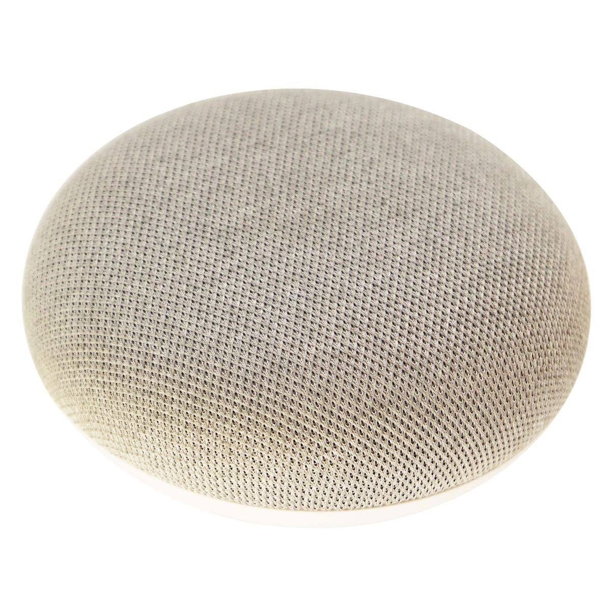 used Official Google Home Mini Smart Voice Activated Media Speaker - Chalk Gray GA00210