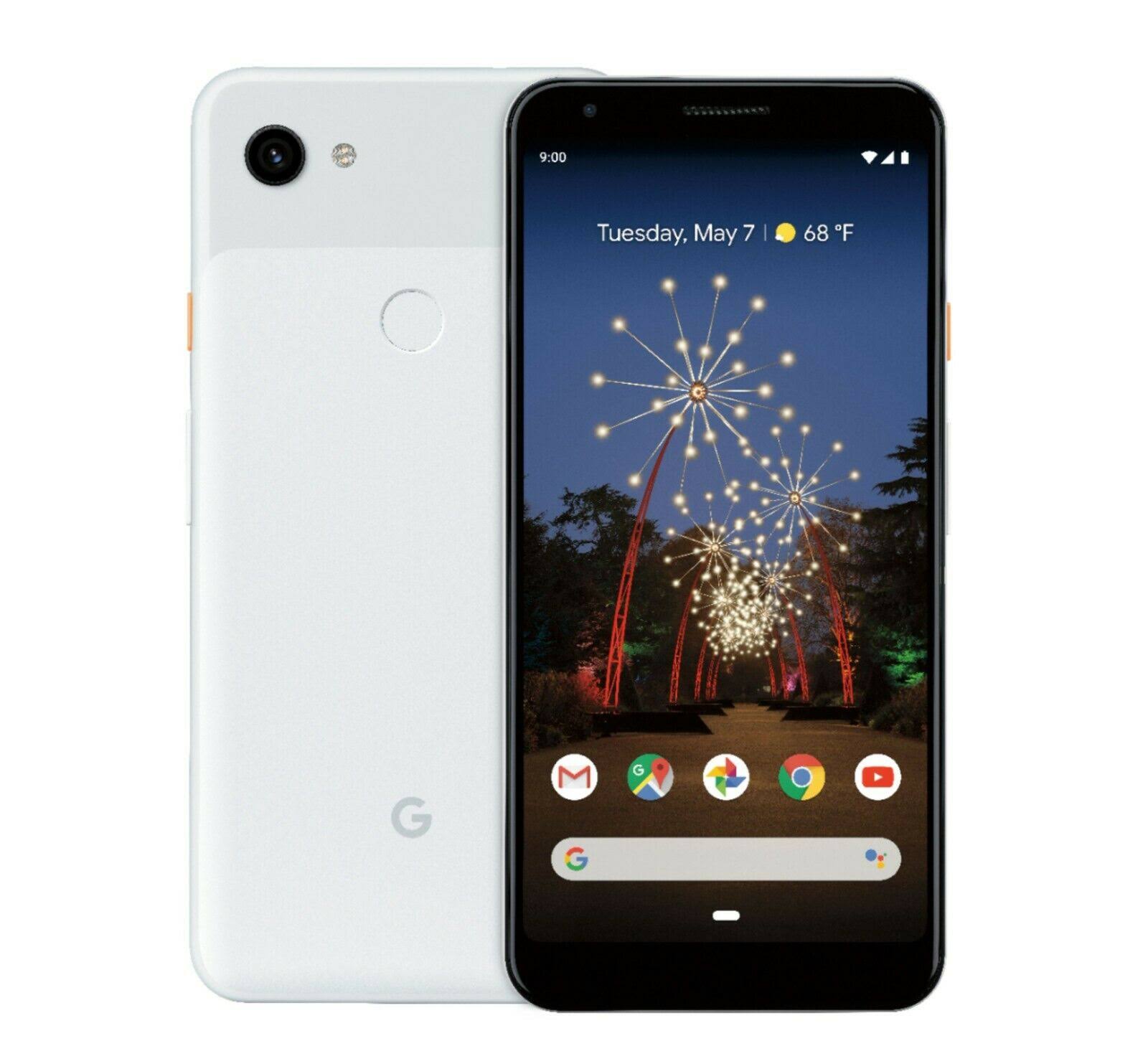 Google - Pixel 3A XL with 64GB Memory Cell Phone (Unlocked) - Clearly White