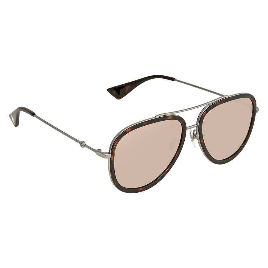 Gucci Aviator Ladies Sunglasses GG0062S 009 57