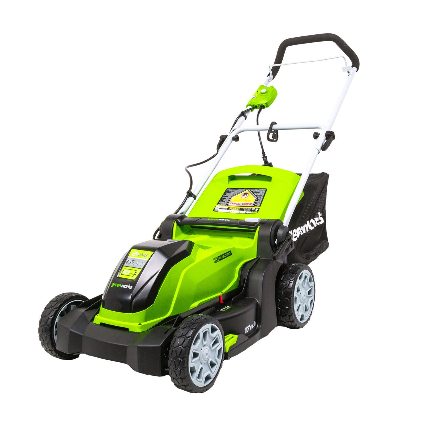 Greenworks 17-inch 10 Amp Corded Lawn Mower MO10B00 2507502