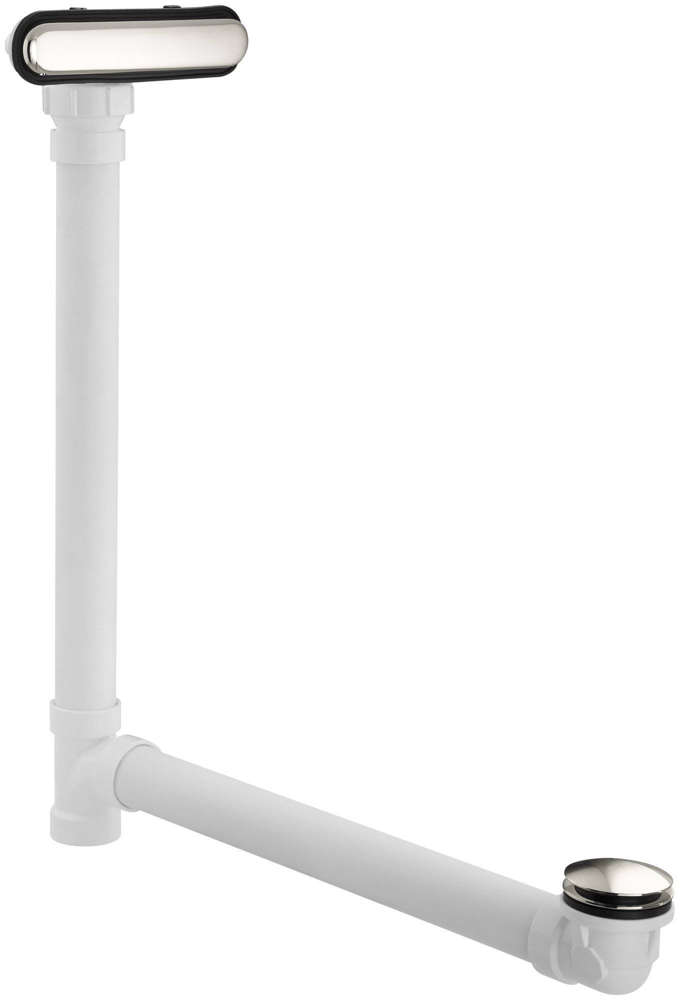 KOHLER K-7272-SN Clearflo Slotted Overflow Bath Drain, Vibrant Polished Nickel