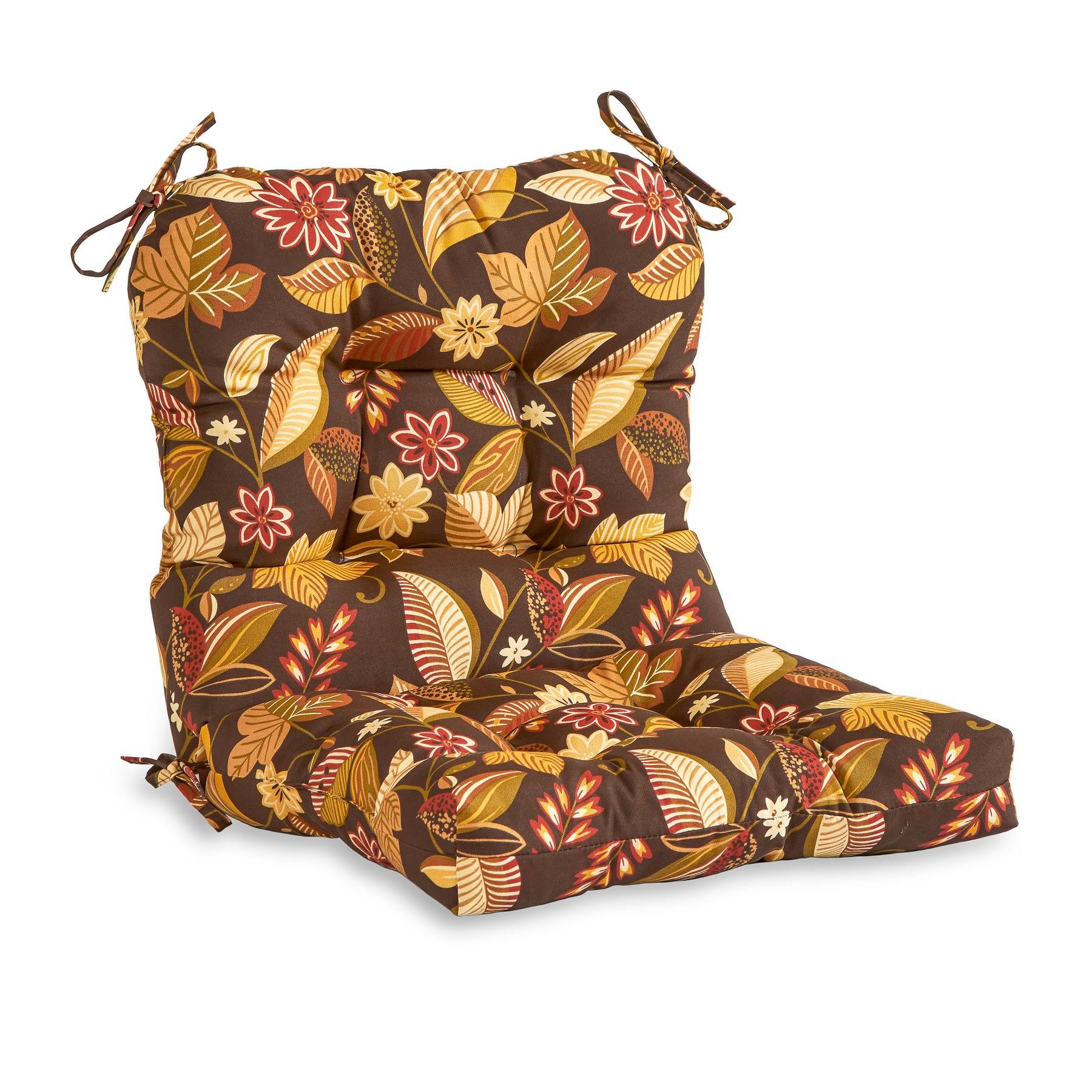 Greendale Home Fashions AZ4808-TIMBFLORAL Russet Floral 38 x 21-Inch Outdoor