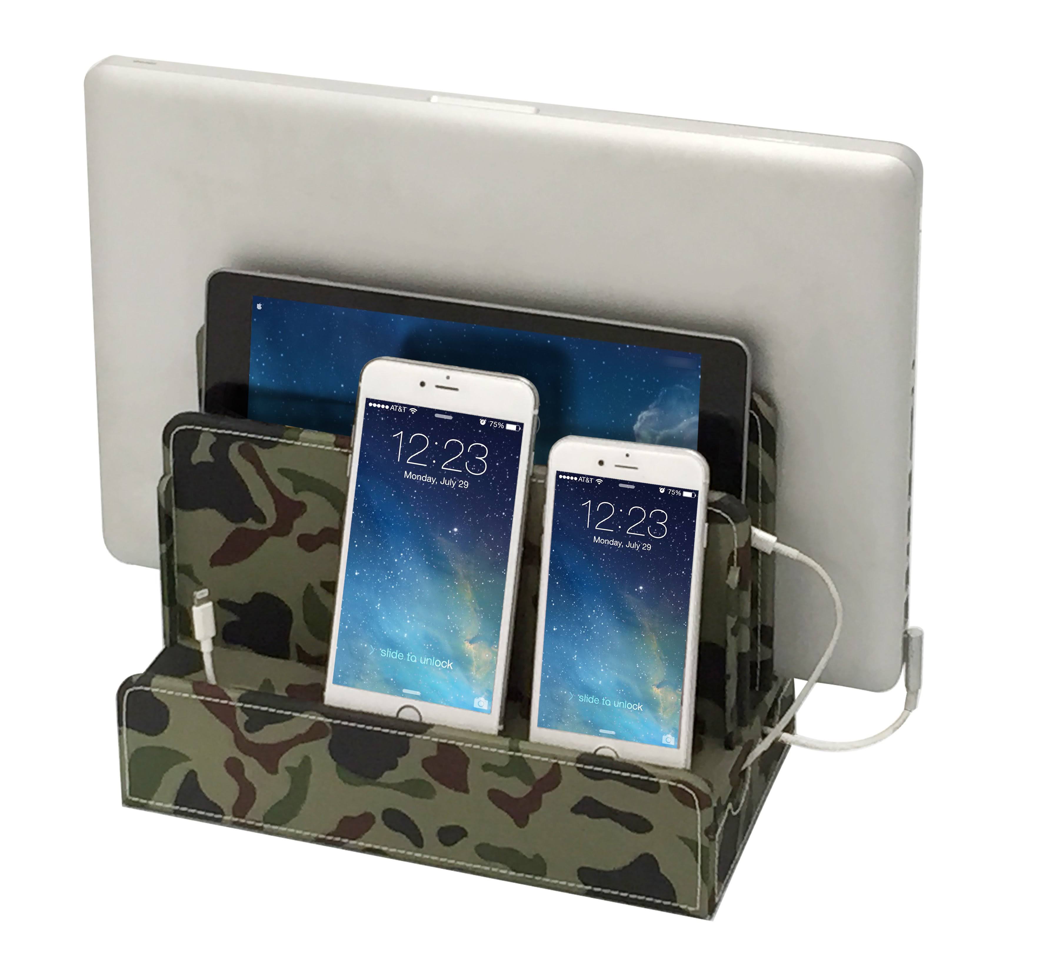 The Original Multi Charging Station , Black Leatherette / None