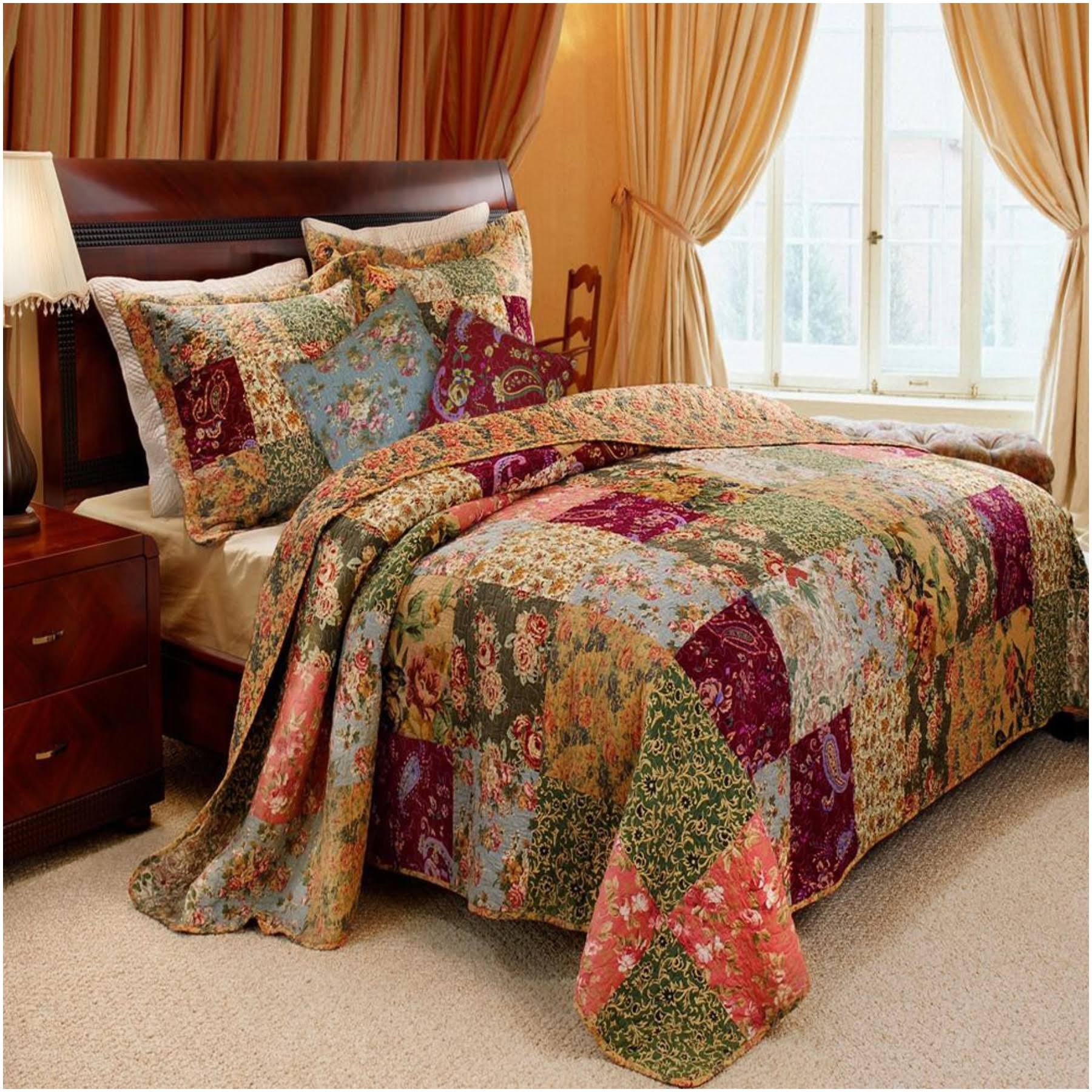 Greenland Home Antique Chic Full/Queen Quilt Bonus Set
