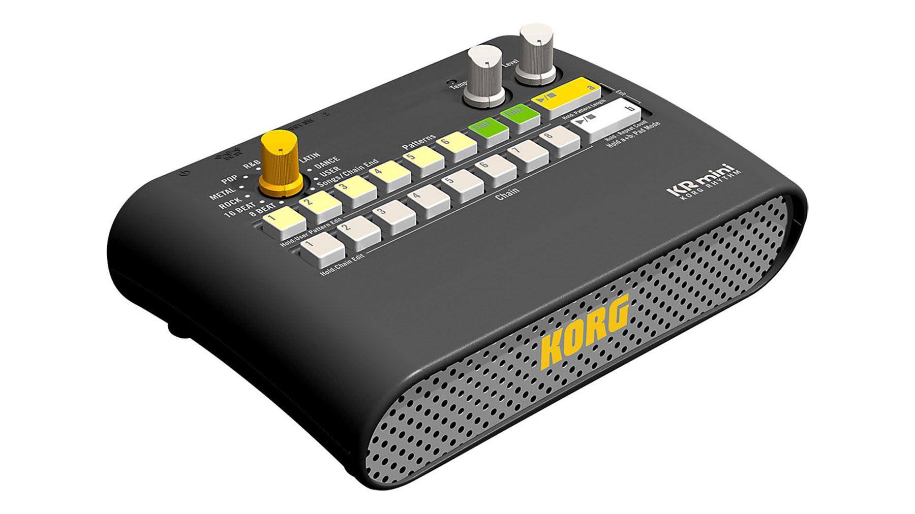 Korg KR Mini Compact Drum Machine with Built-In Speaker